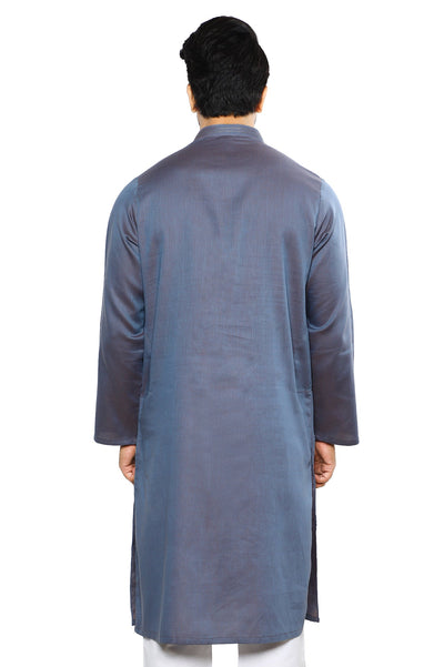 Men's Kurta in Grey SKU: EA3035-GREY - Diners