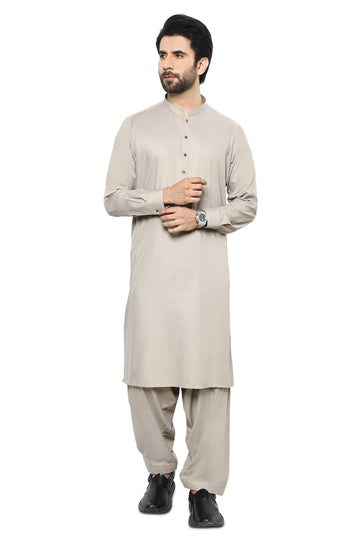 Formal Shalwar Suit for Men SKU: EG3052-BEIDGE - Diners