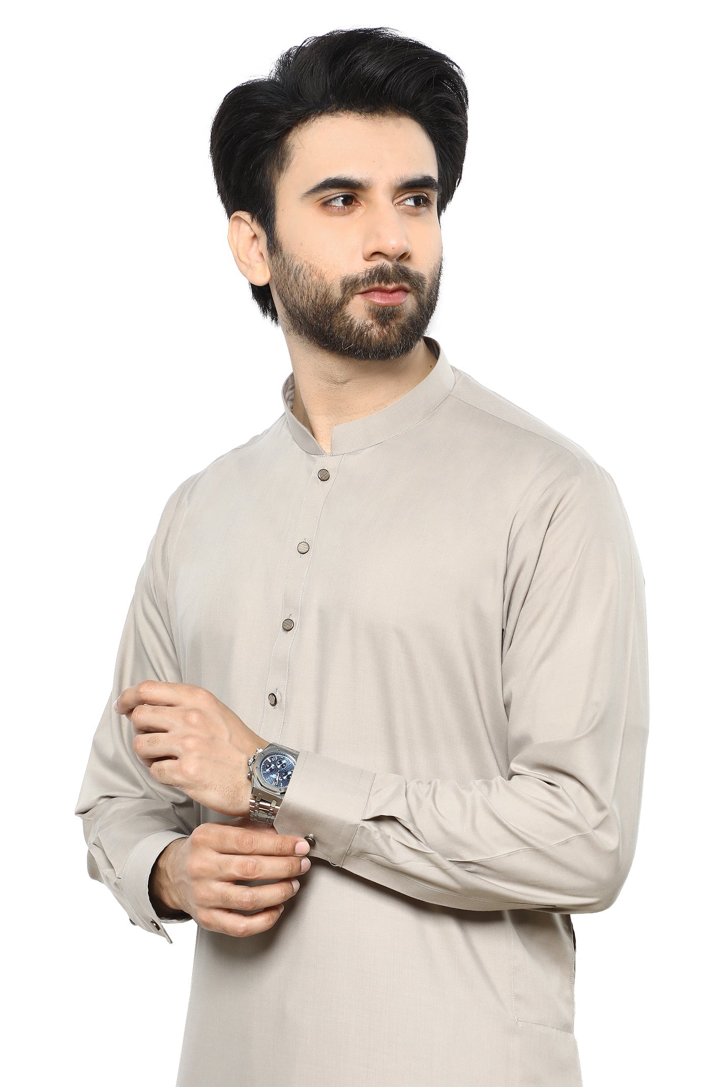 Formal Shalwar Suit for Men SKU: EG3052-BEIDGE - Diners