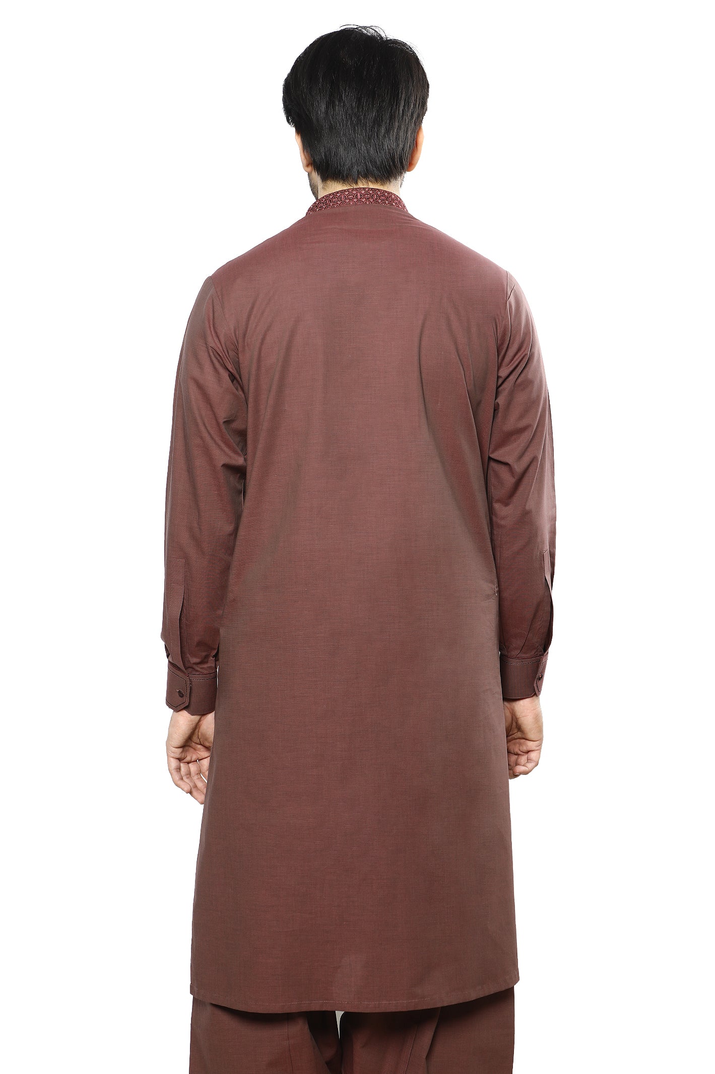 Formal Shalwar Suit for Men SKU: EG3056-RUST - Diners