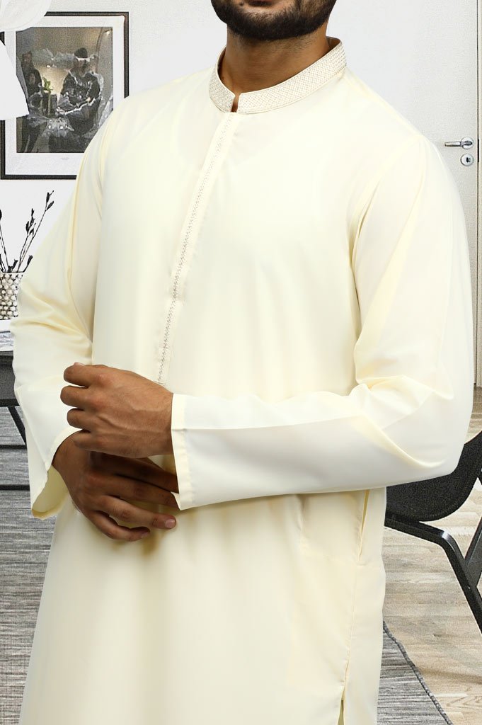 Formal Shalwar Suit for Man EG2762-Cream - Diners