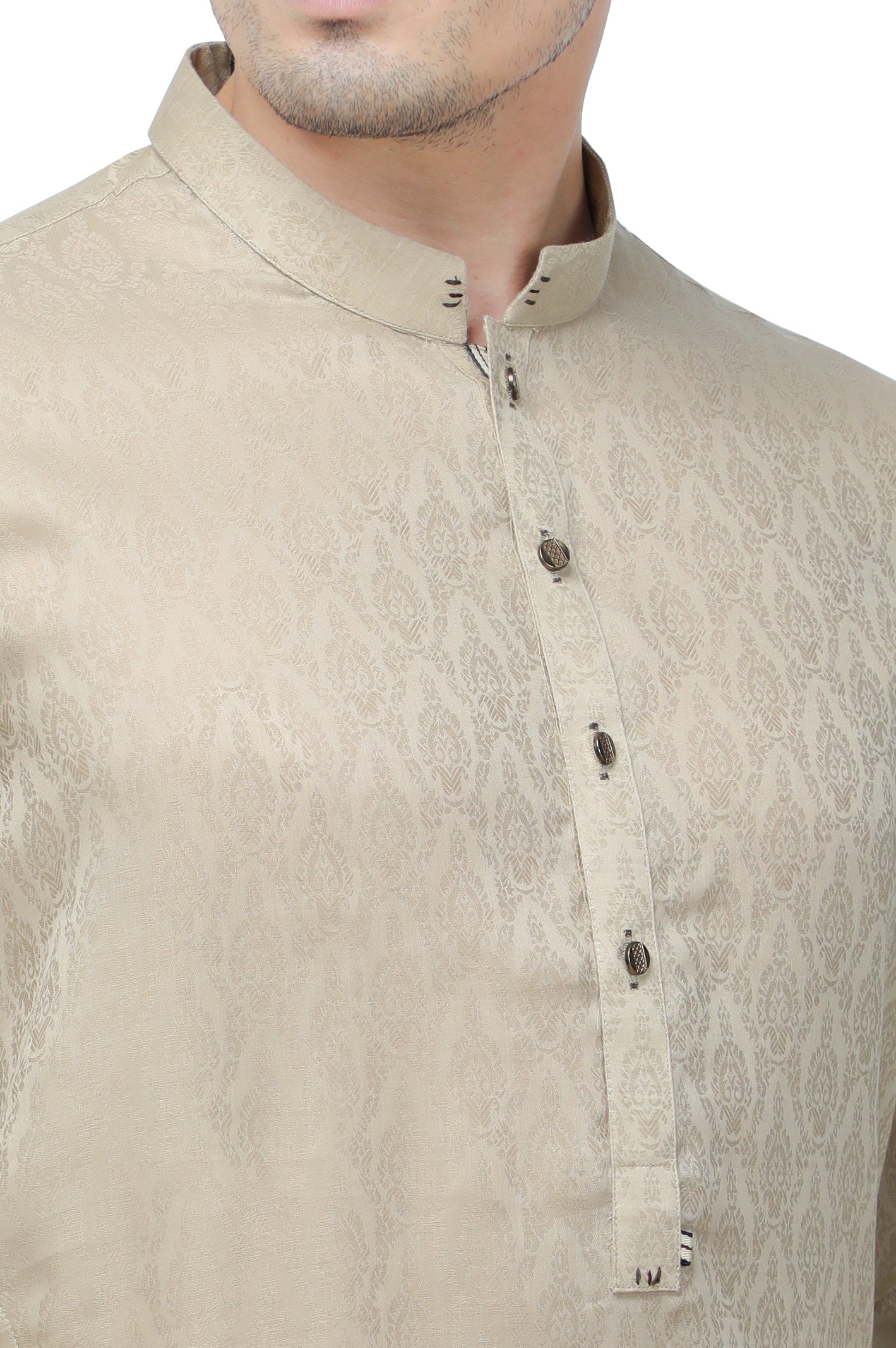 Formal Shalwar Suit for Men SKU: EG2942-BEIDGE - Diners