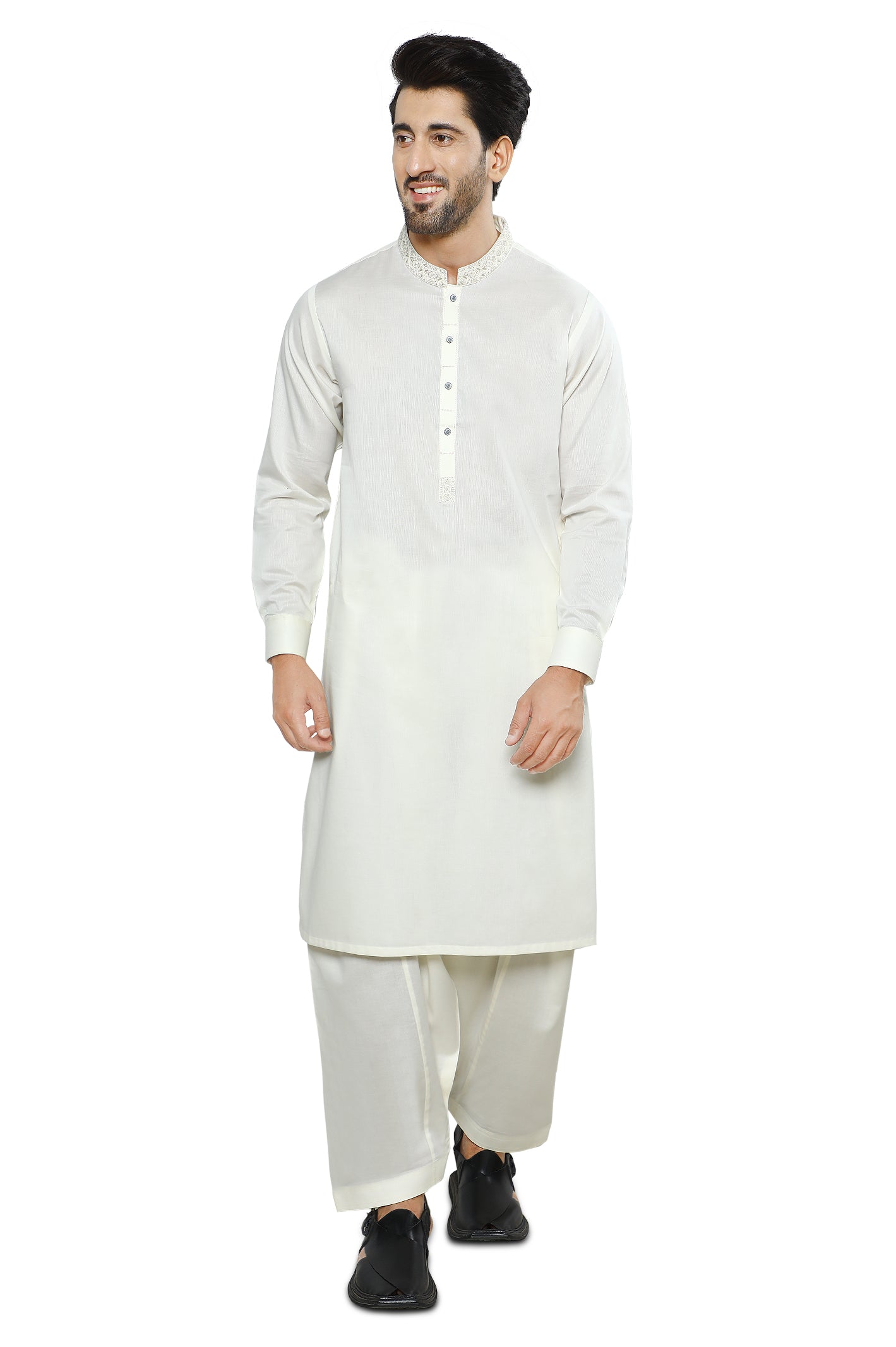 Formal Shalwar Suit for Men SKU: EG2943-CREAM - Diners