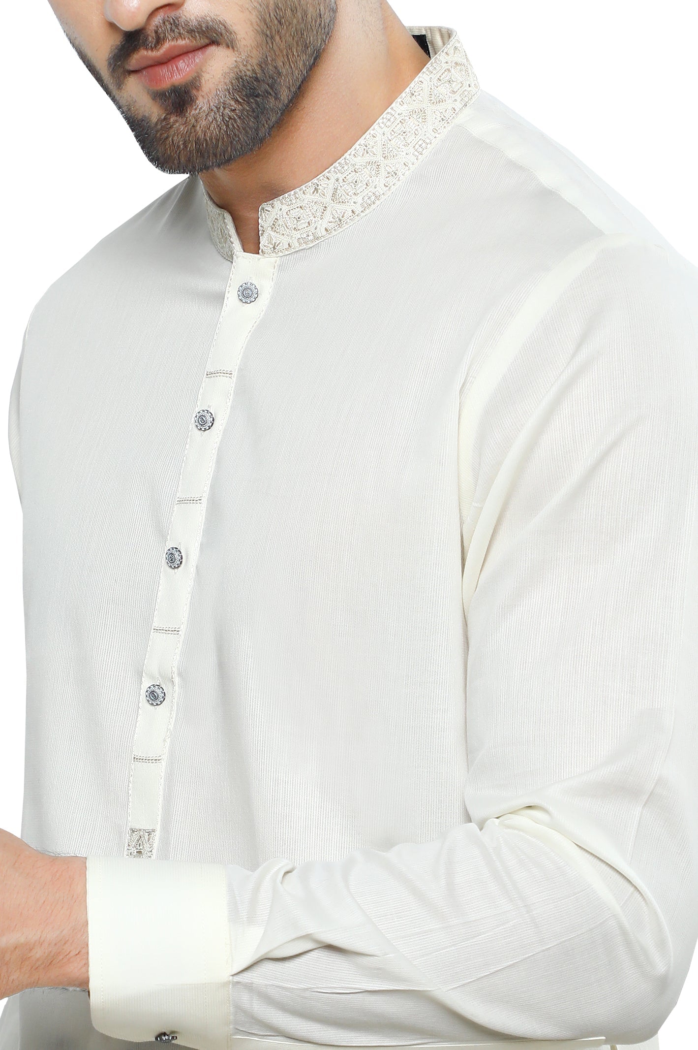 Formal Shalwar Suit for Men SKU: EG2943-CREAM - Diners