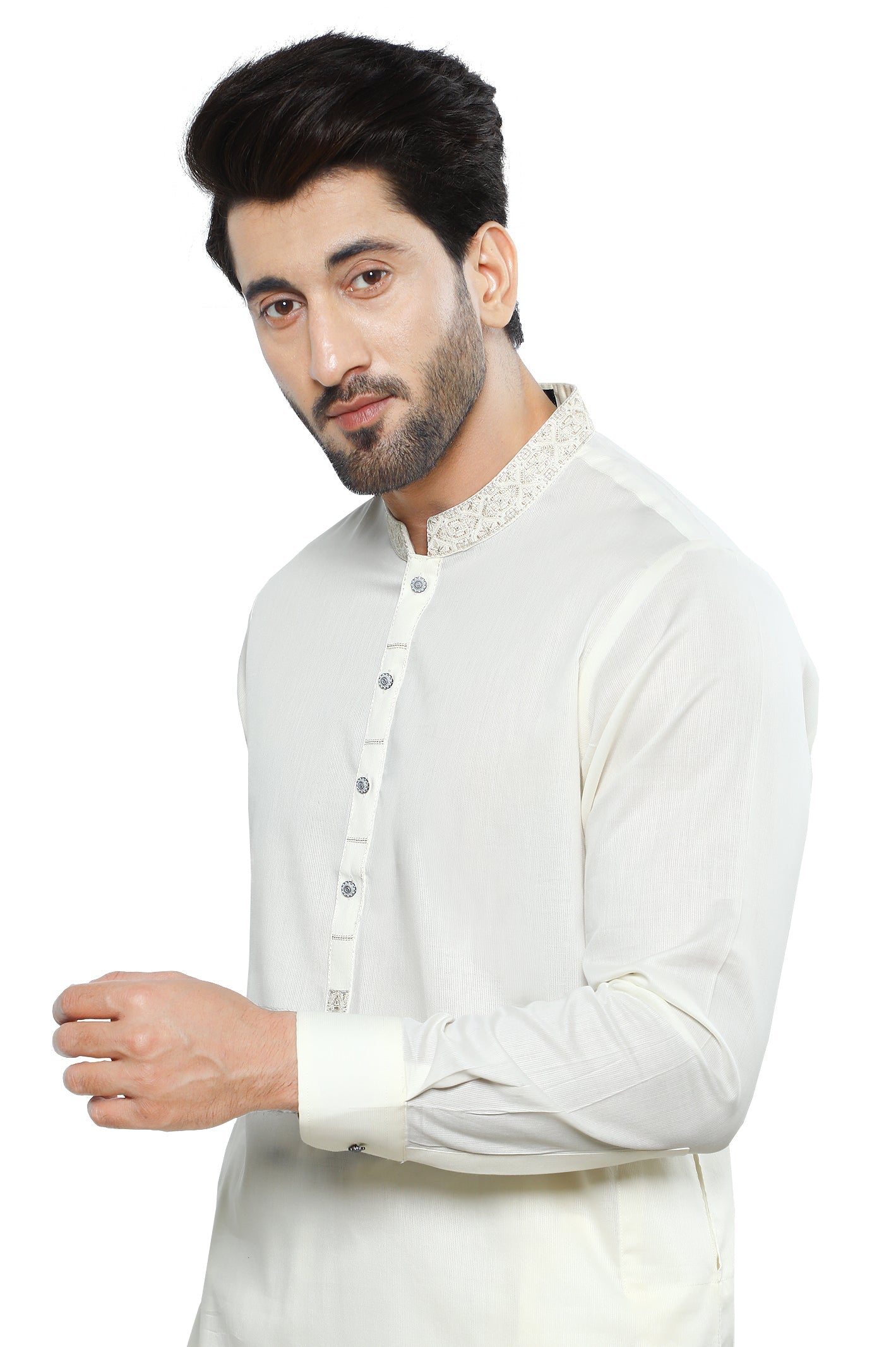 Formal Shalwar Suit for Men SKU: EG2943-CREAM - Diners