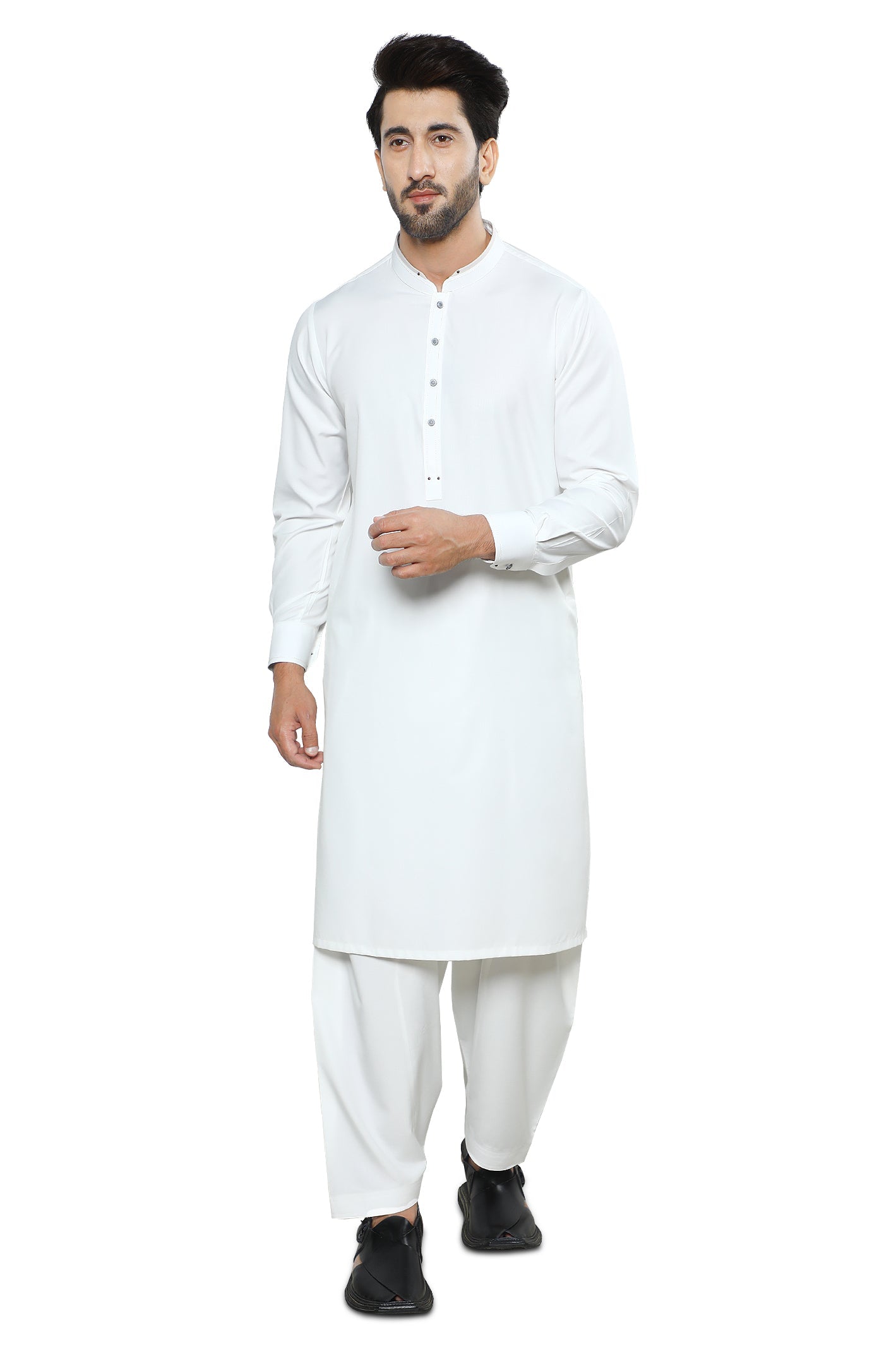 Formal Shalwar Suit for Men SKU: EG2946-OFFWHITE - Diners