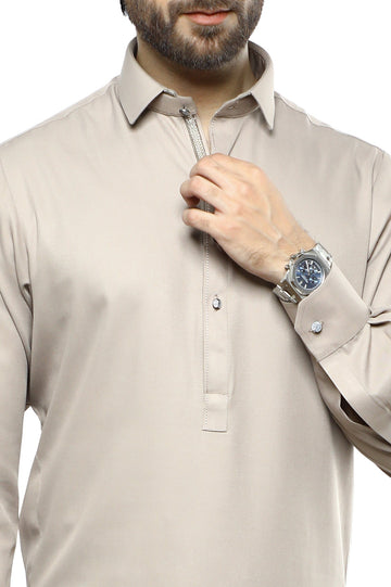 Formal Shalwar Suit for Men SKU: EG2959-BEIDGE - Diners