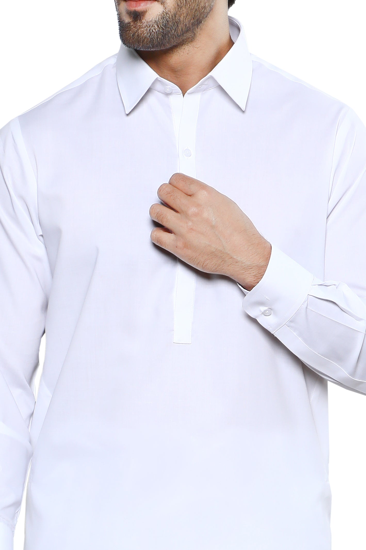 Formal Shalwar Suit for Men SKU: EG2978-WHITE - Diners