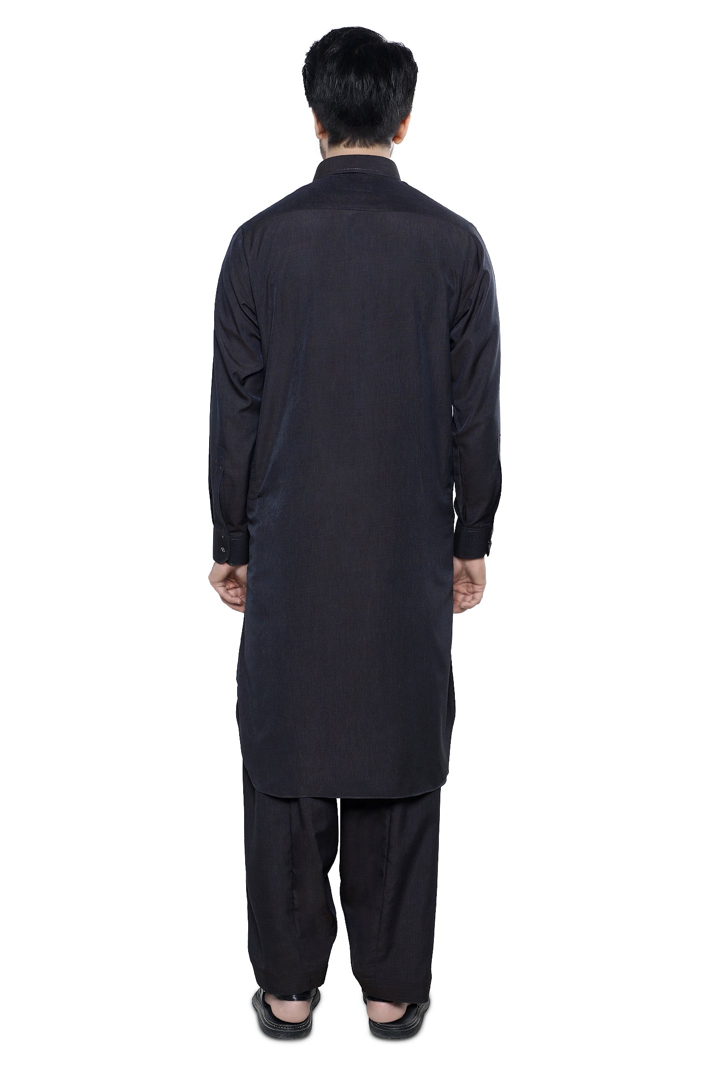 Formal Shalwar Suit for Men SKU: EG2994-D-BROWN - Diners