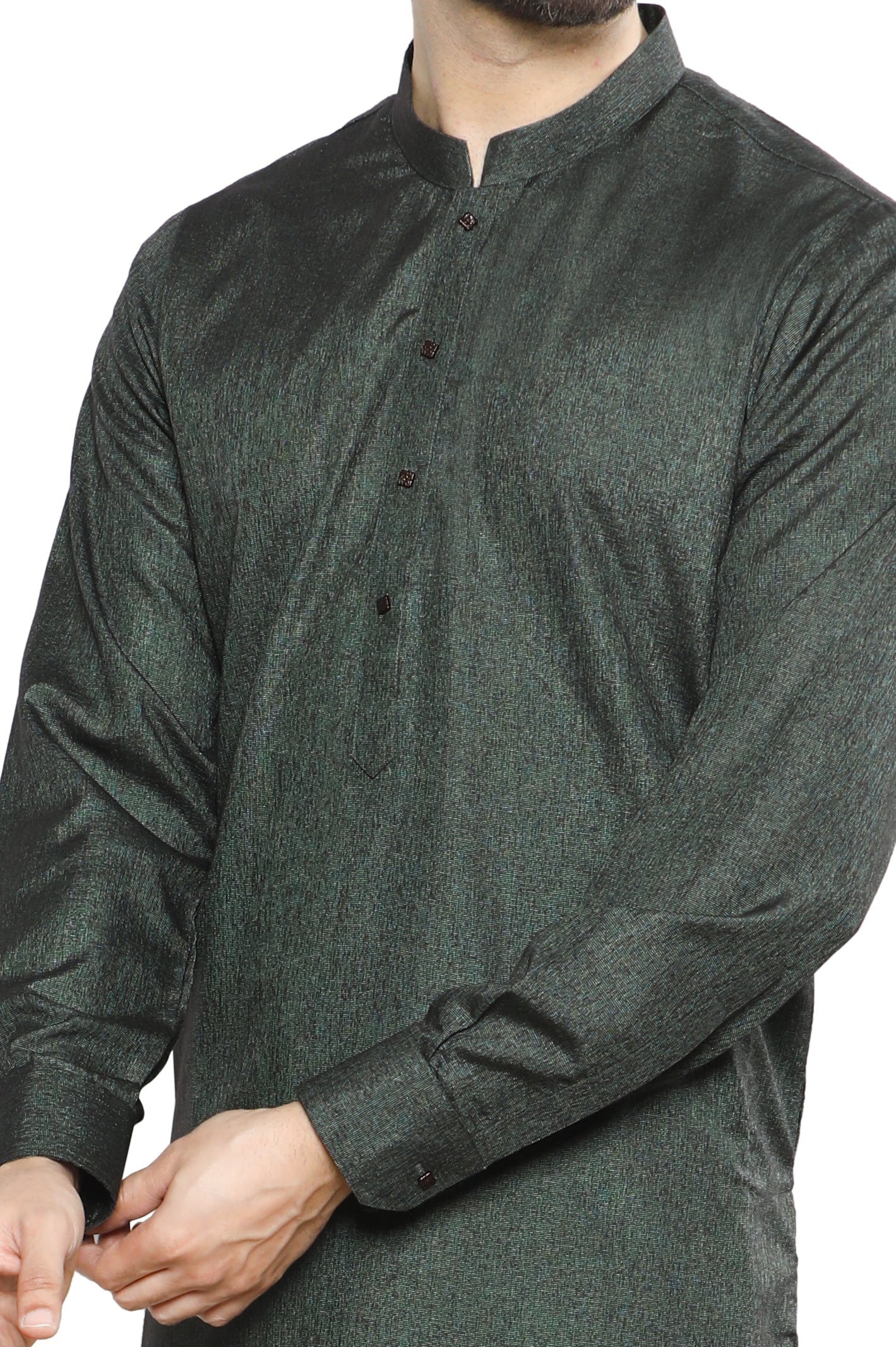 Formal Shalwar Suit for Men SKU: EG3006-D-GREEN - Diners