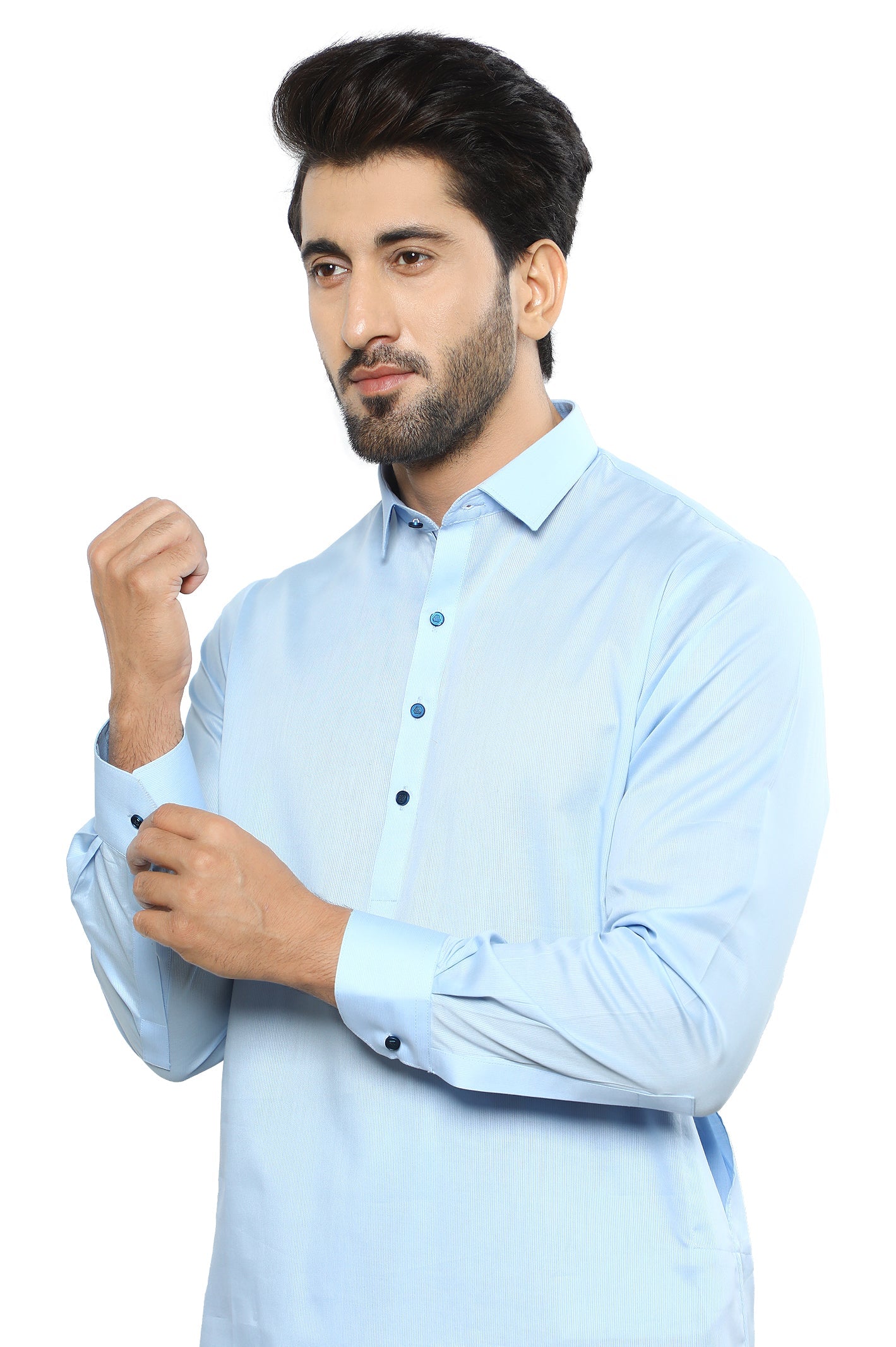 Formal Shalwar Suit for Men SKU: EG3022-SKYBLUE - Diners