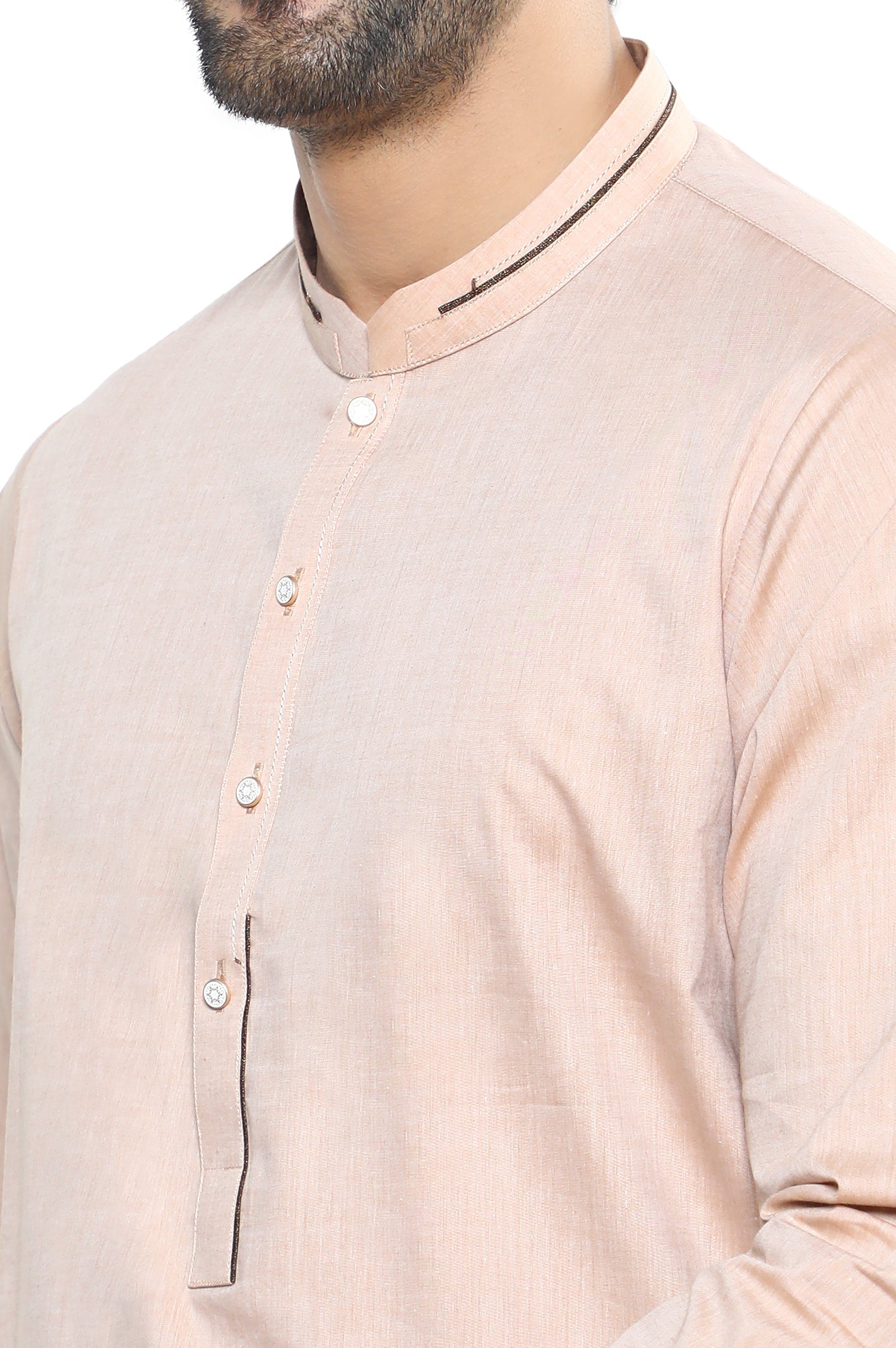 Formal Shalwar Suit for Men SKU: EG3023-PEACH - Diners