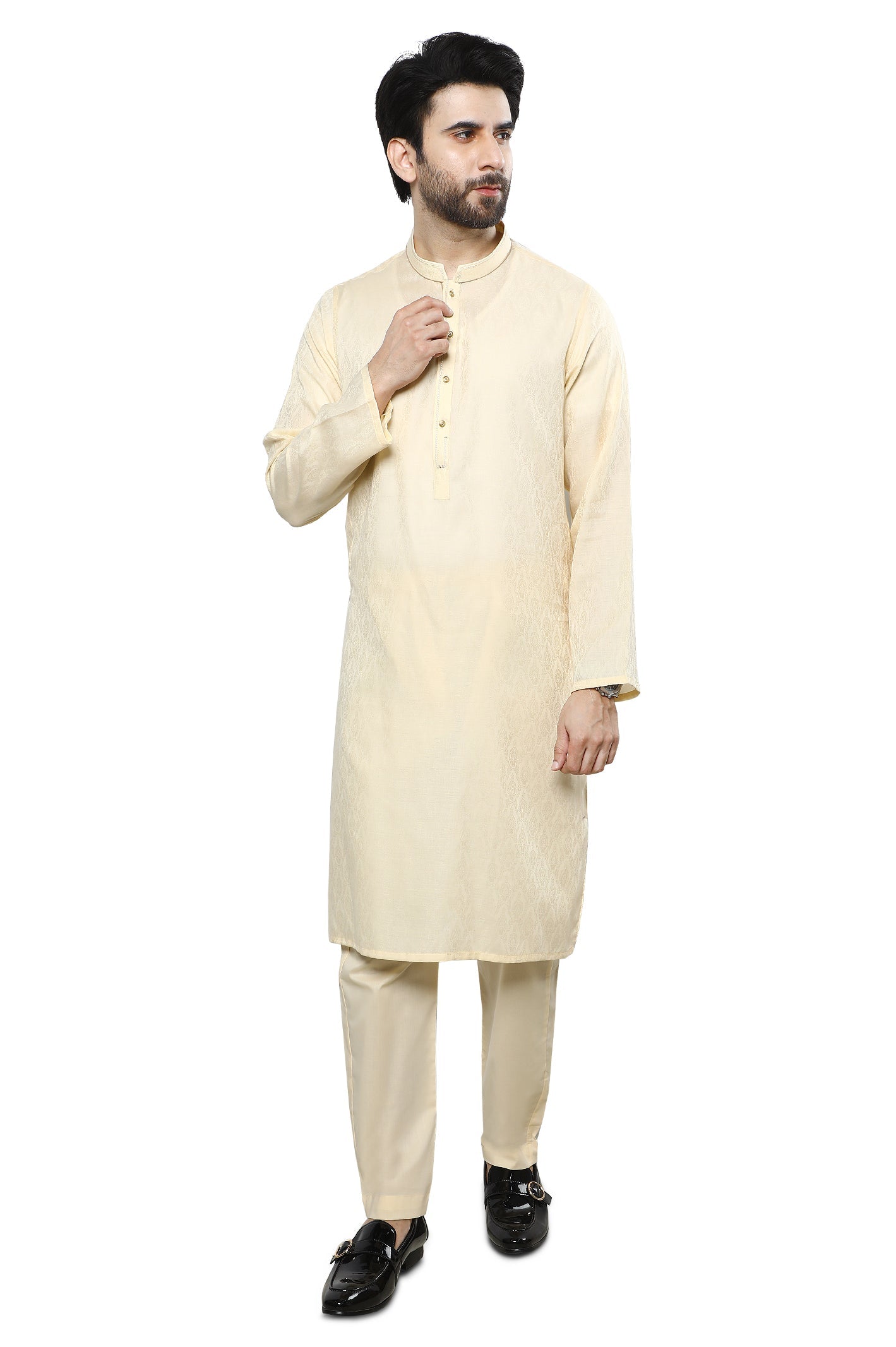 Formal Shalwar Suit for Men SKU: EG3039-FAWN - Diners