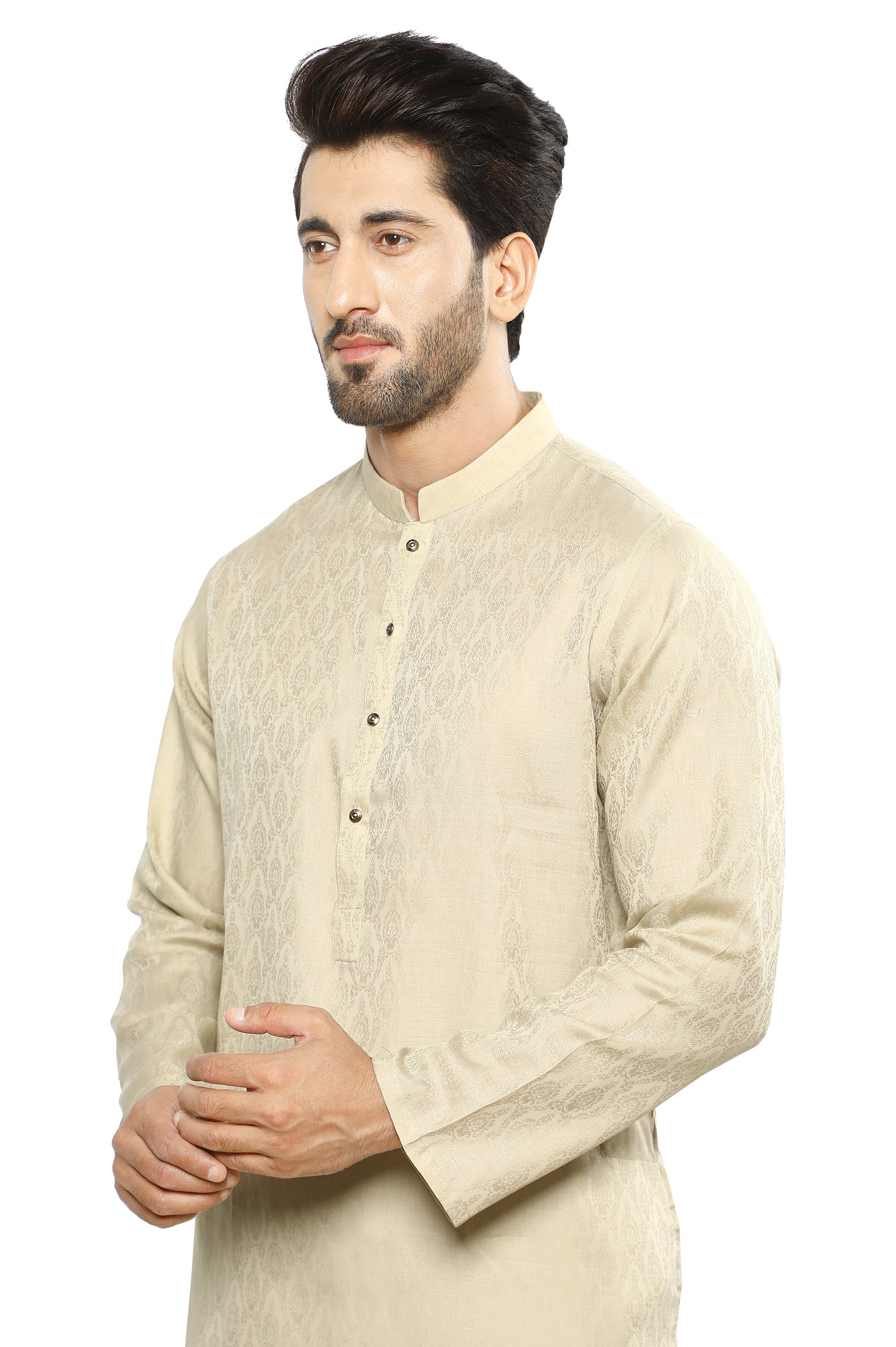 Formal Shalwar Suit for Men SKU: EG3040-BEIDGE - Diners