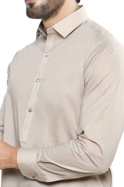 Formal Shalwar Suit for Men SKU: EG3043-BEIDGE - Diners