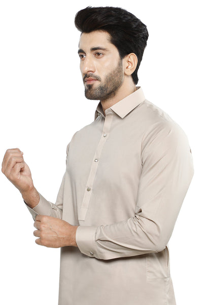 Formal Shalwar Suit for Men SKU: EG3043-BEIDGE - Diners