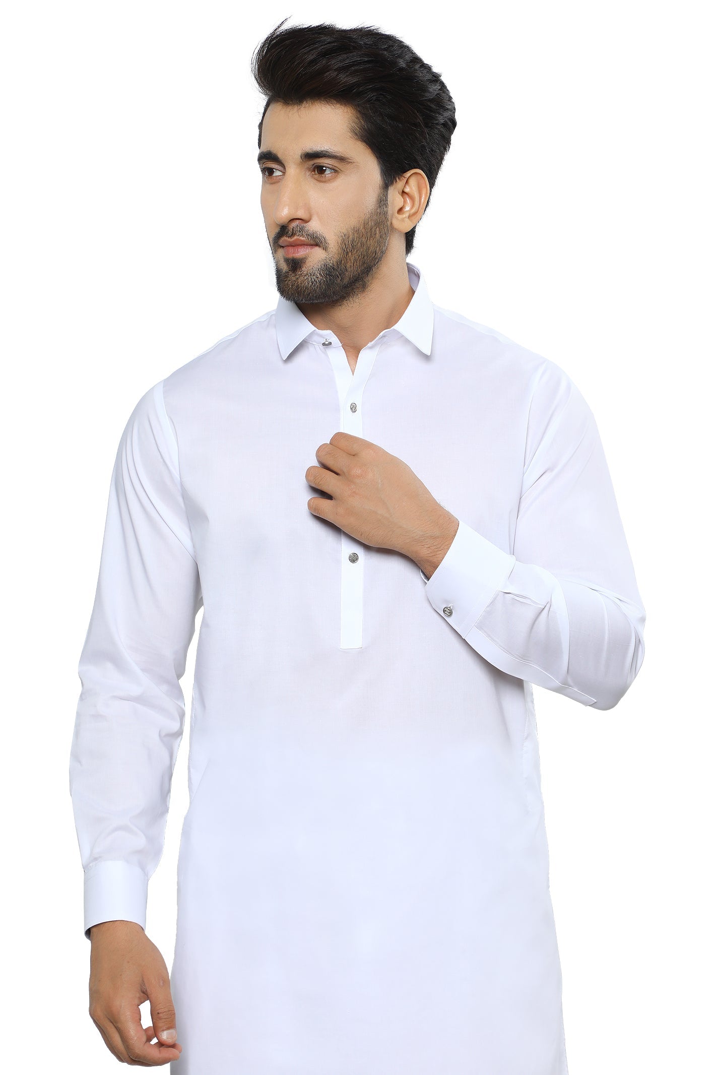 Formal Shalwar Suit for Men SKU: EG3043-WHITE - Diners