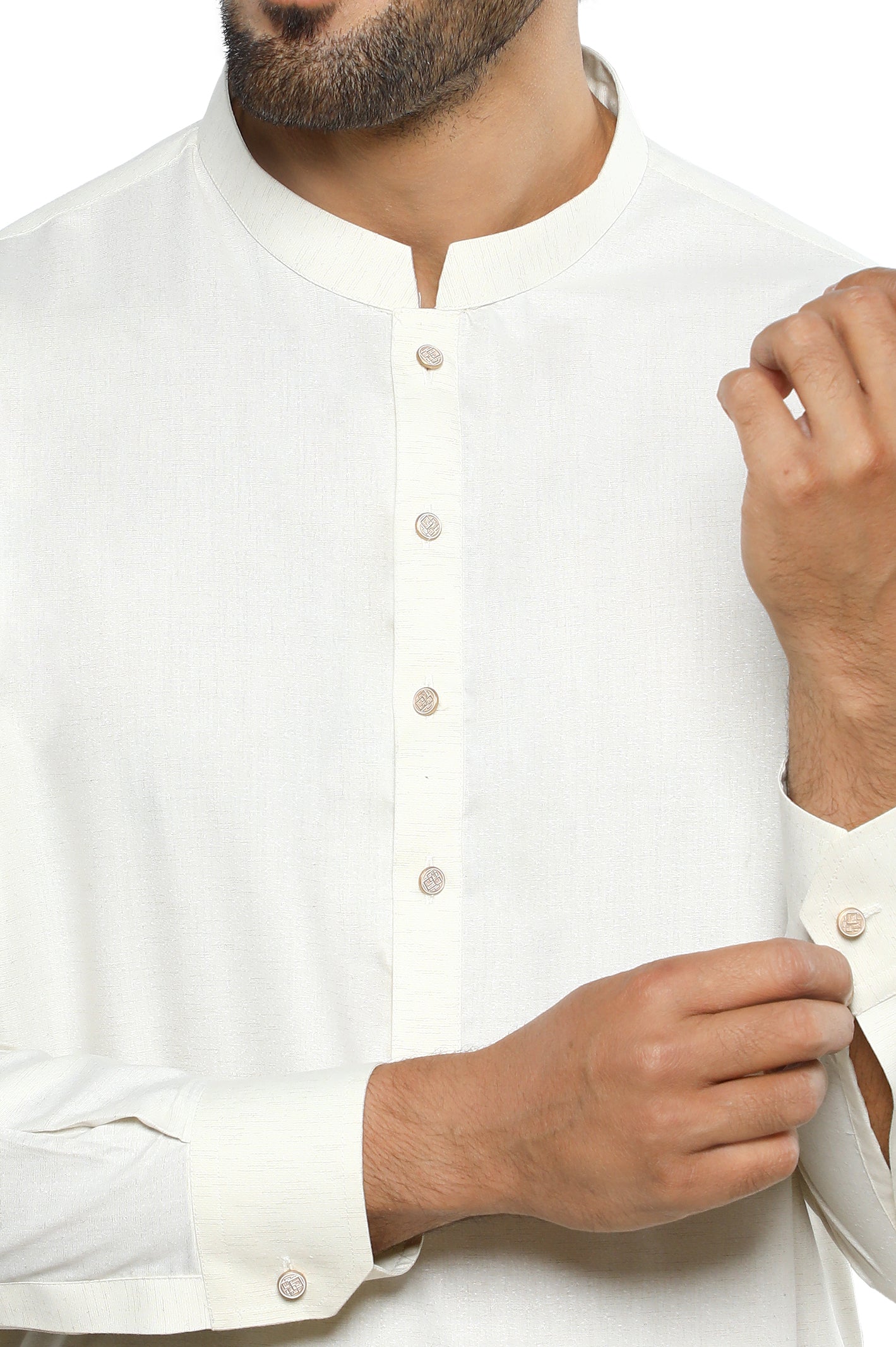 Formal Shalwar Suit for Men SKU: EG3059-OFFWHITE - Diners