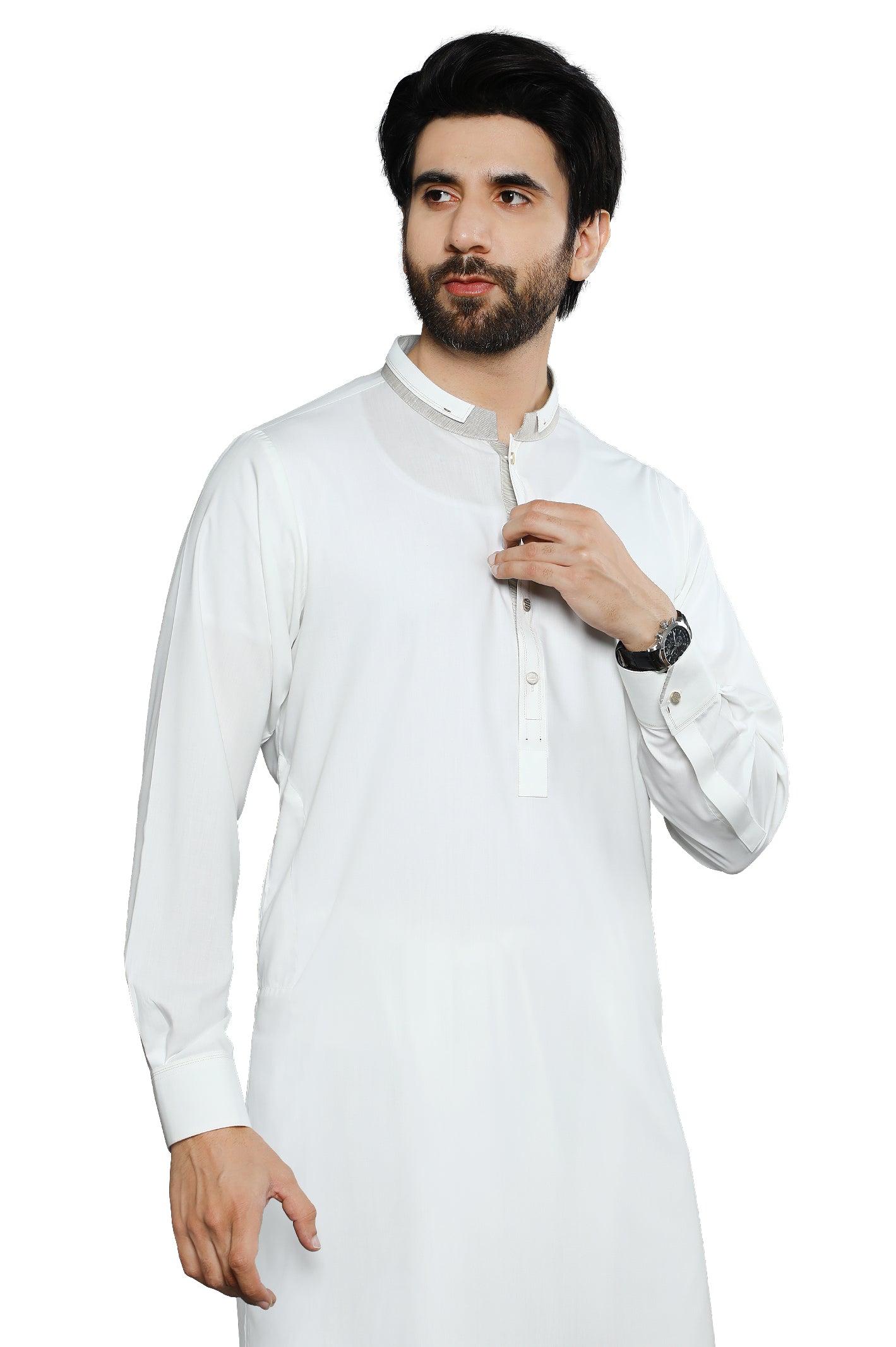 Formal Shalwar Suit for Men SKU: EG3063-OFFWHITE - Diners