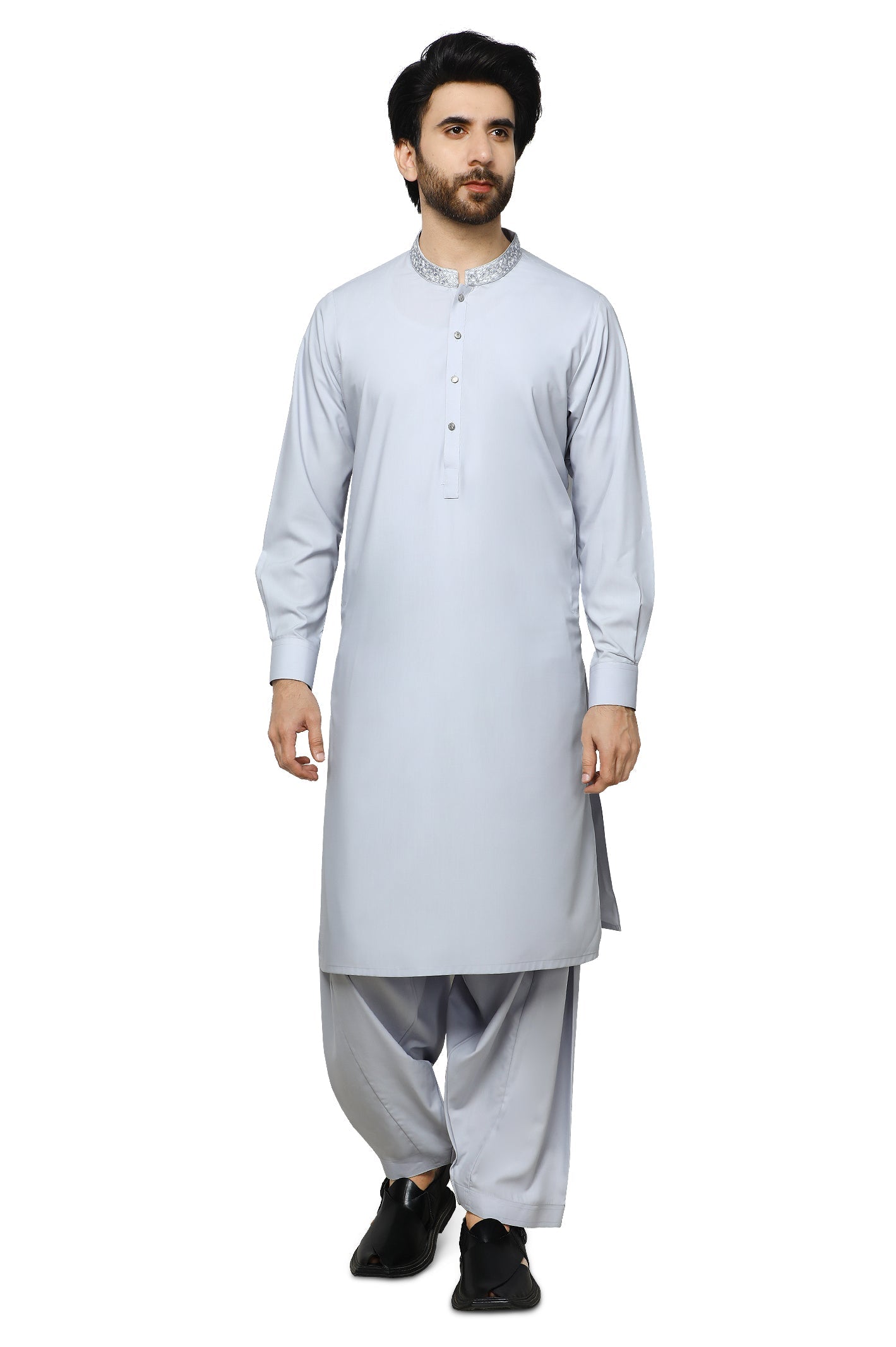 Formal Shalwar Suit for Men SKU: EG3066-L-GREY - Diners
