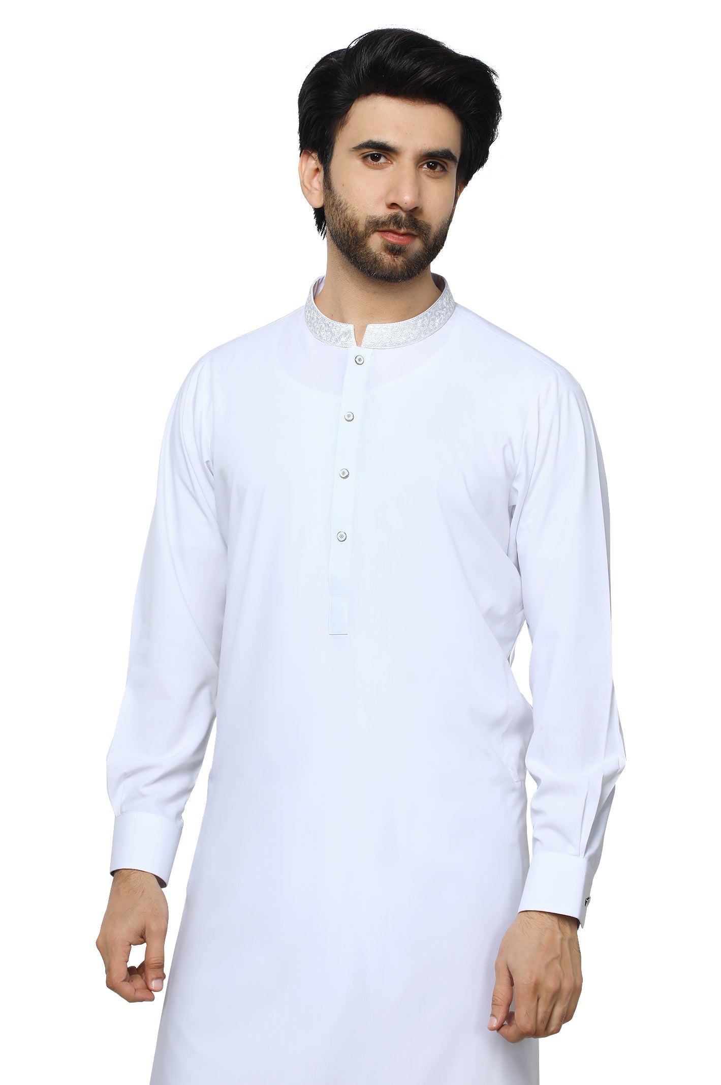 Formal Shalwar Suit for Men SKU: EG3066-WHITE - Diners