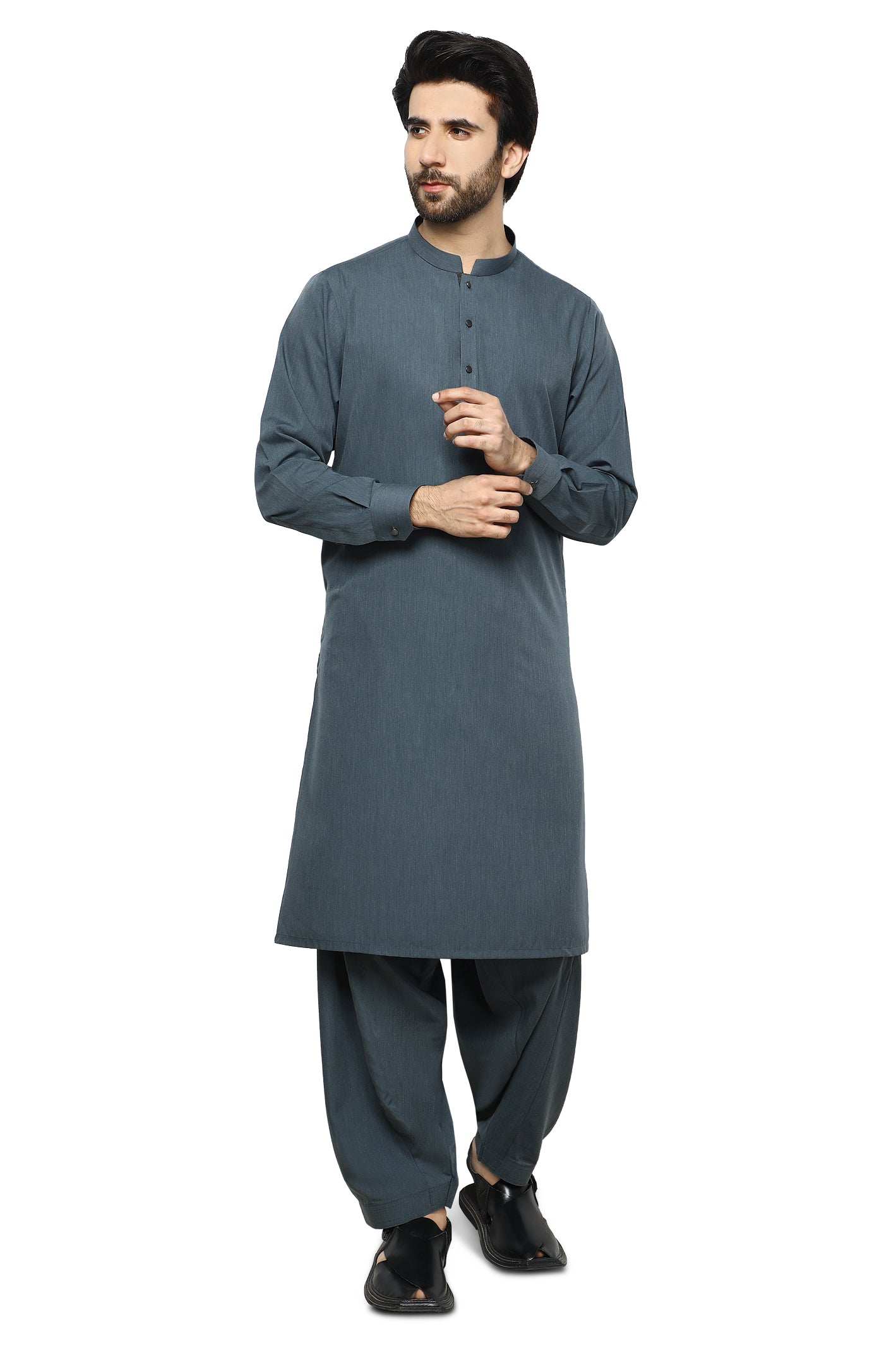 Formal Shalwar Suit for Men SKU: EG3070-GREY - Diners