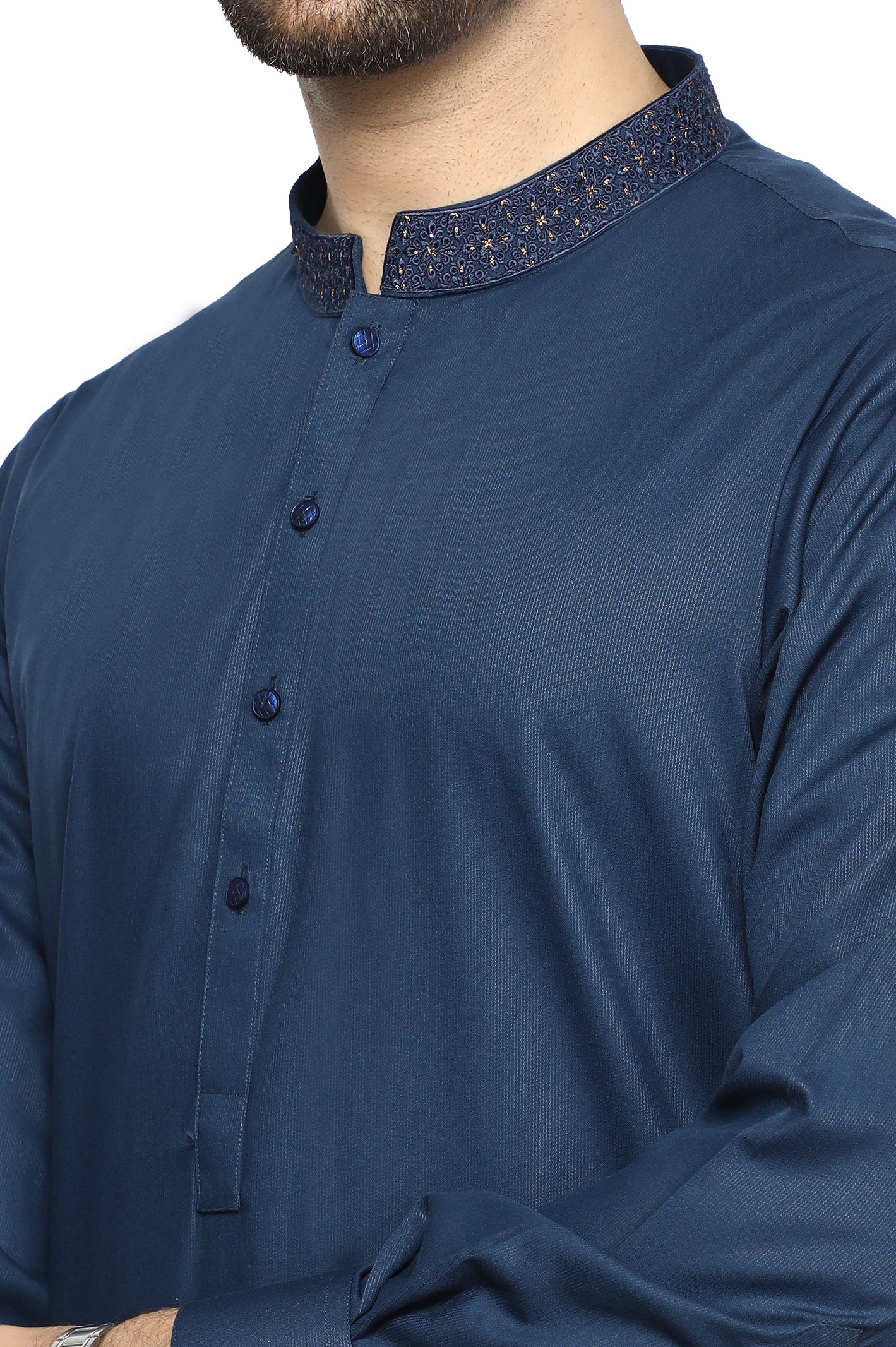 Blue Wash & Wear Shalwar Kameez – Diners Pakistan