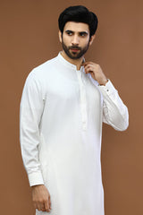Off White Wash & Wear Shalwar Kameez - Diners