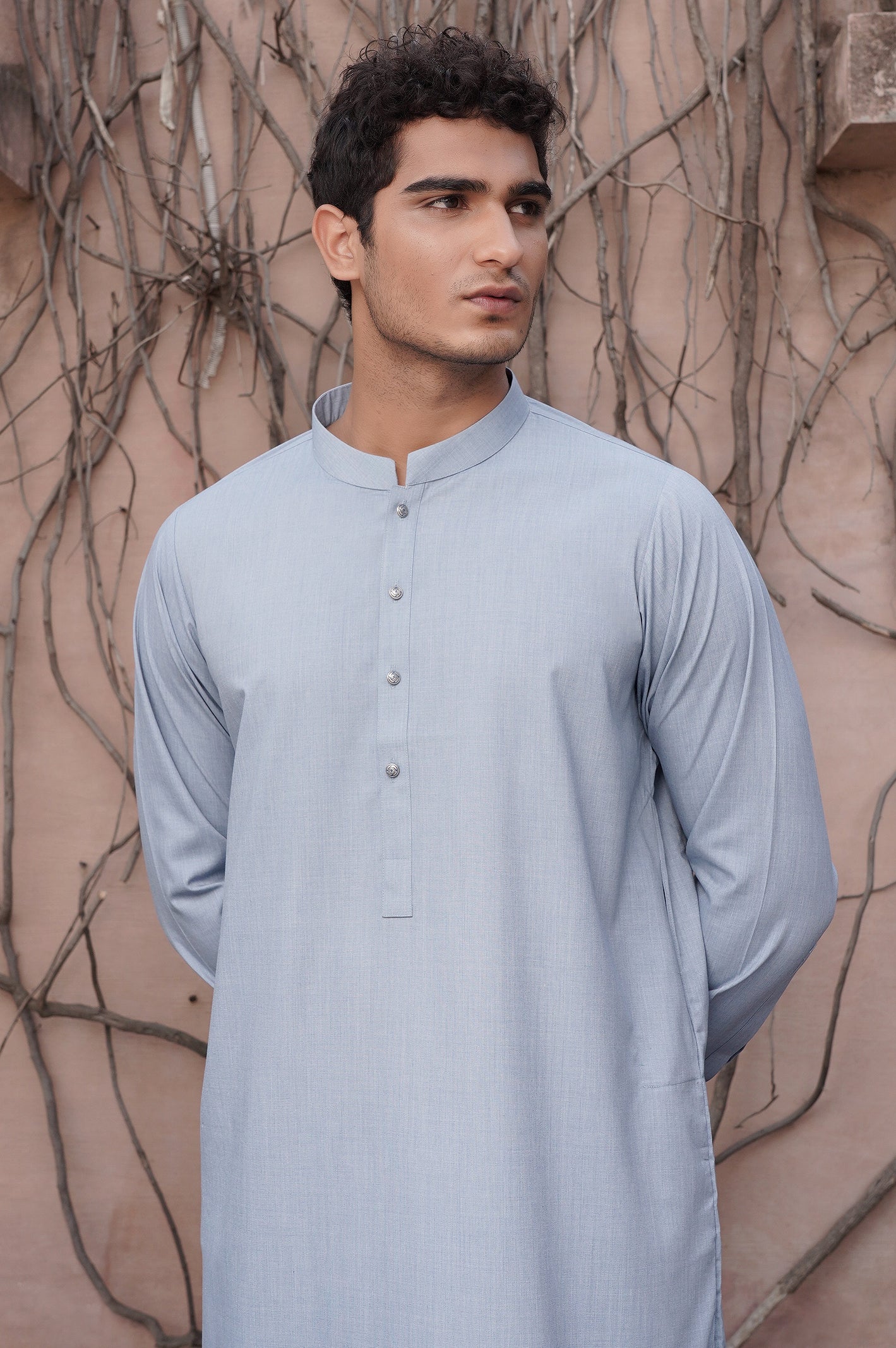 Blue Wash & Wear Shalwar Kameez – Diners Pakistan