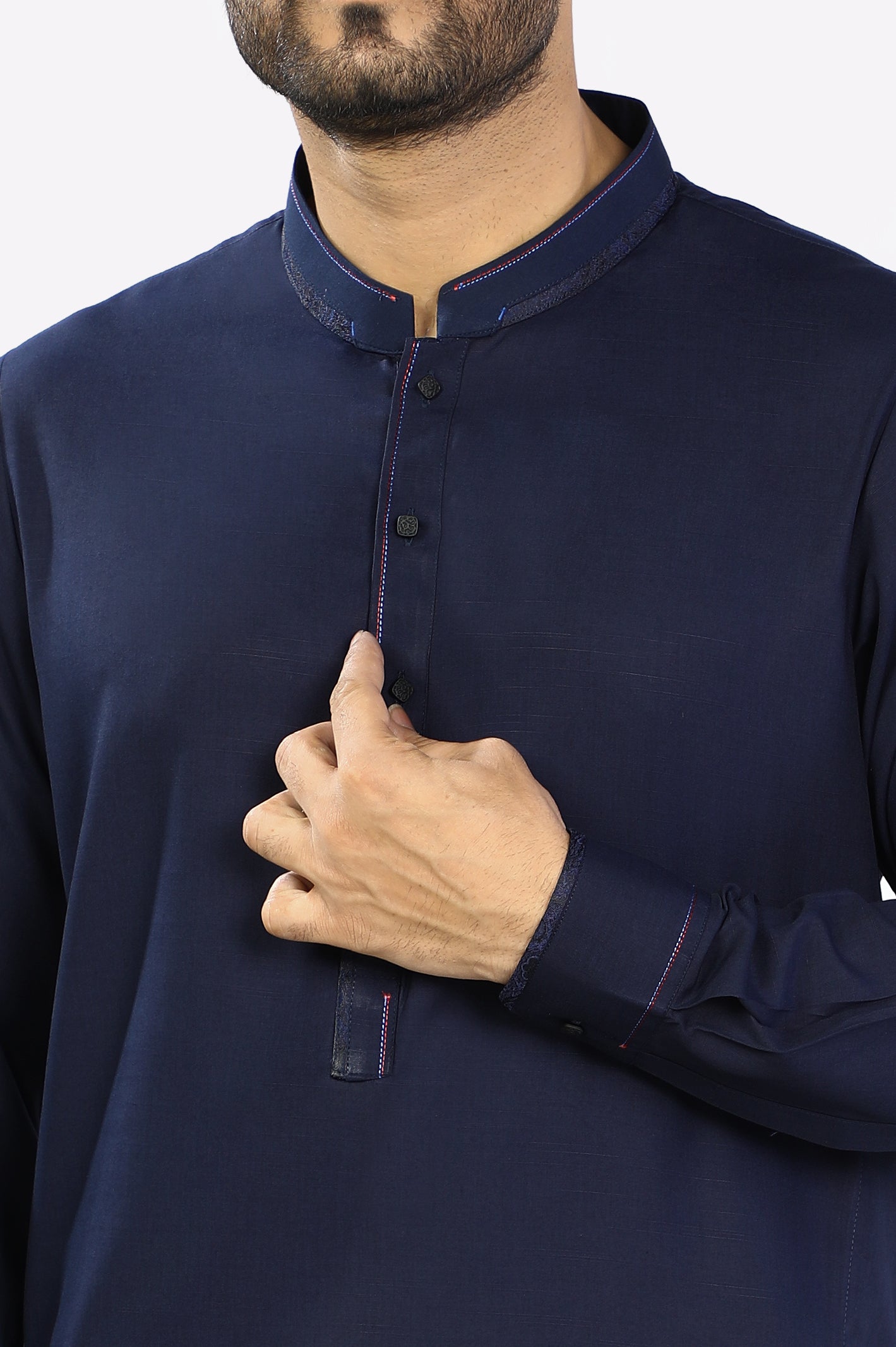 Navy Blue Formal Shalwar Kameez From Diners