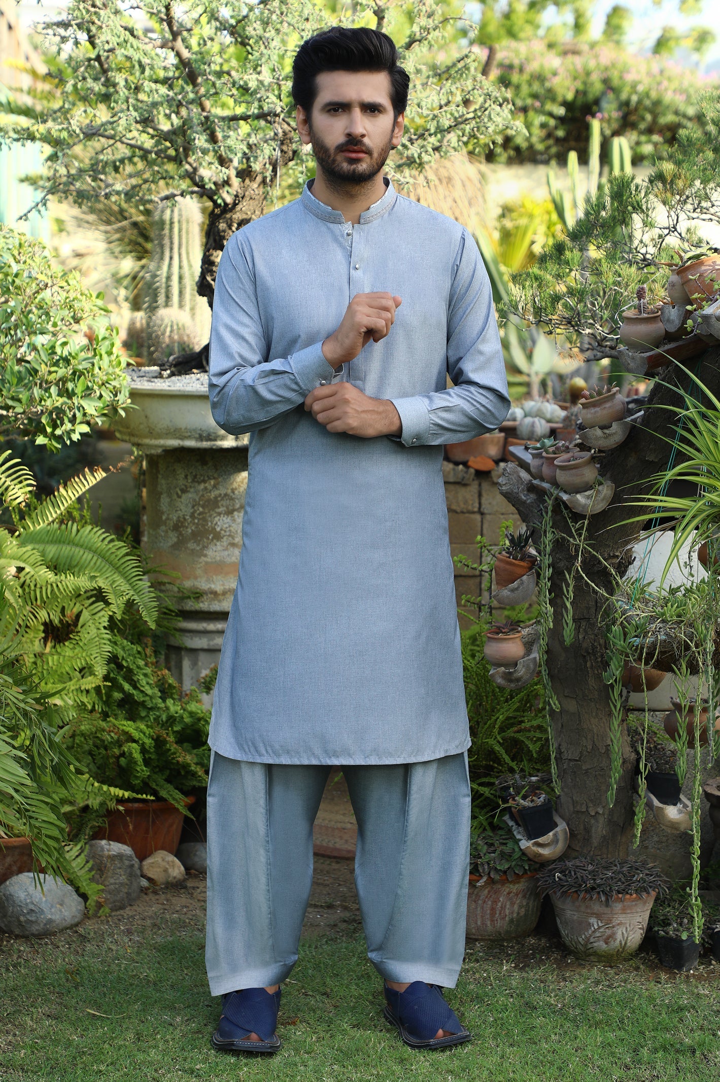 Grey Shalwar Kameez - Diners