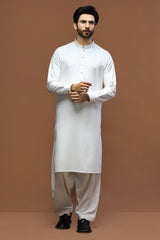 Off White Wash & Wear Shalwar Kameez - Diners