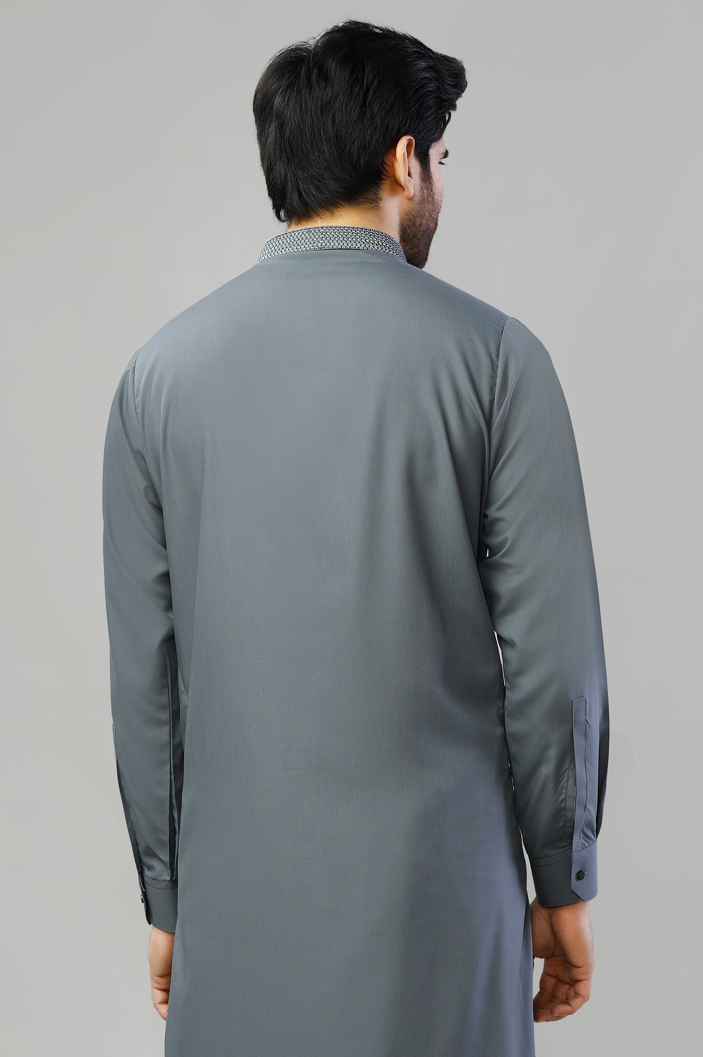 Grey Formal Shalwar Kameez - Diners