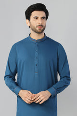Blue Wash & Wear Shalwar Kameez - Diners