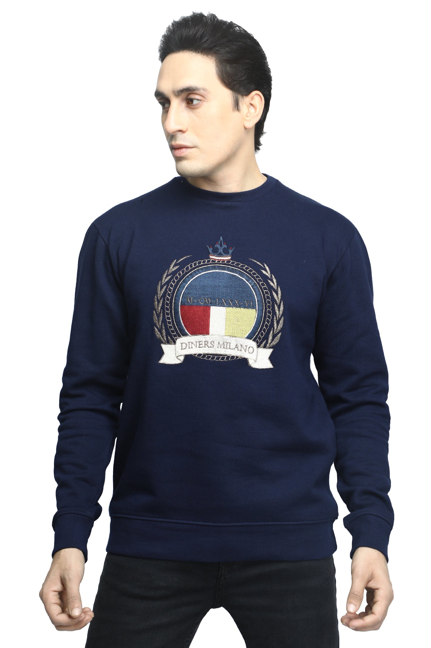 Diner's Men's Sweatshirt SKU: FA905-N-BLUE - Diners