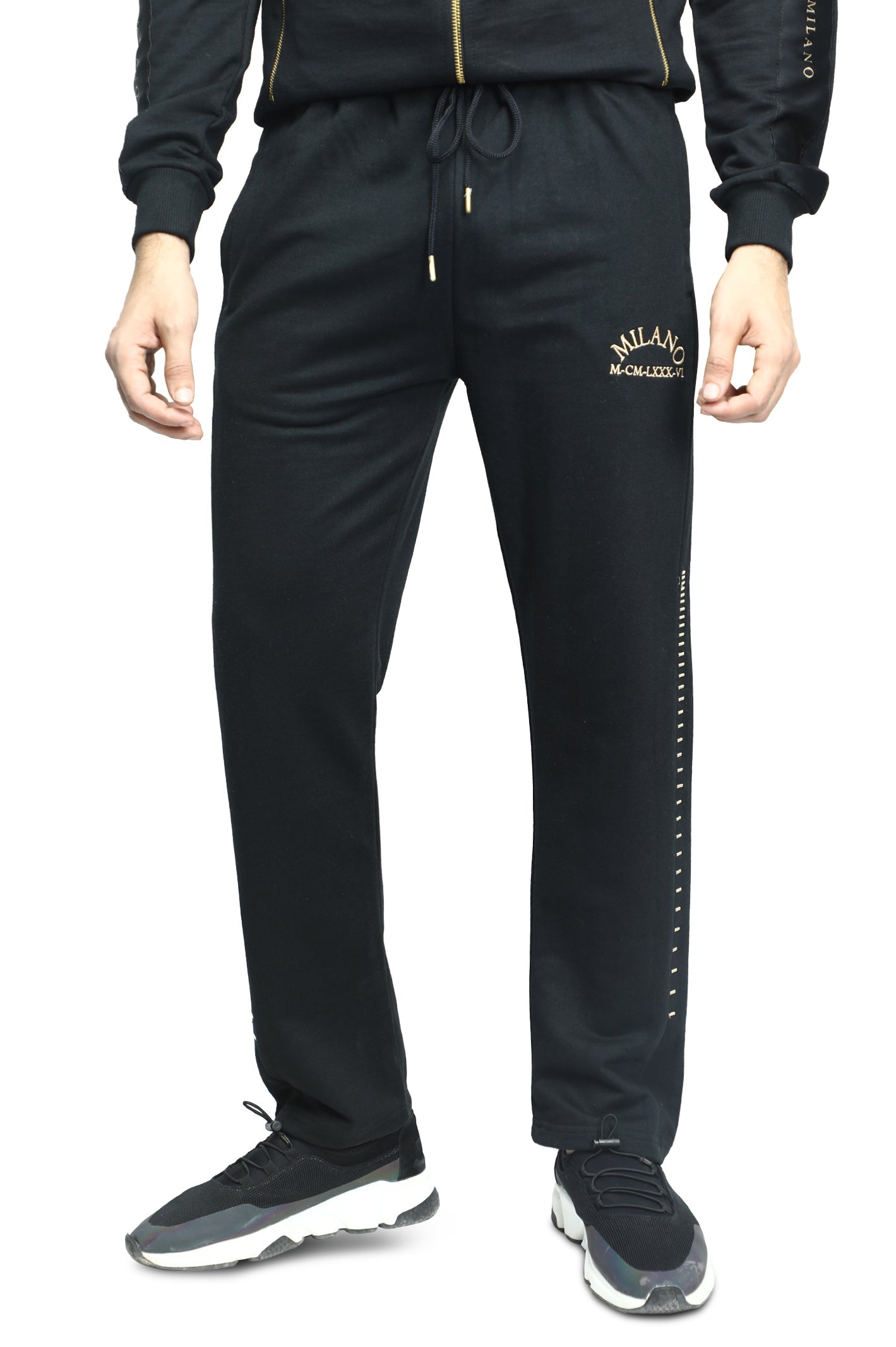 Diners Mens Sports Trouser SKU: FA933-BLACK - Diners