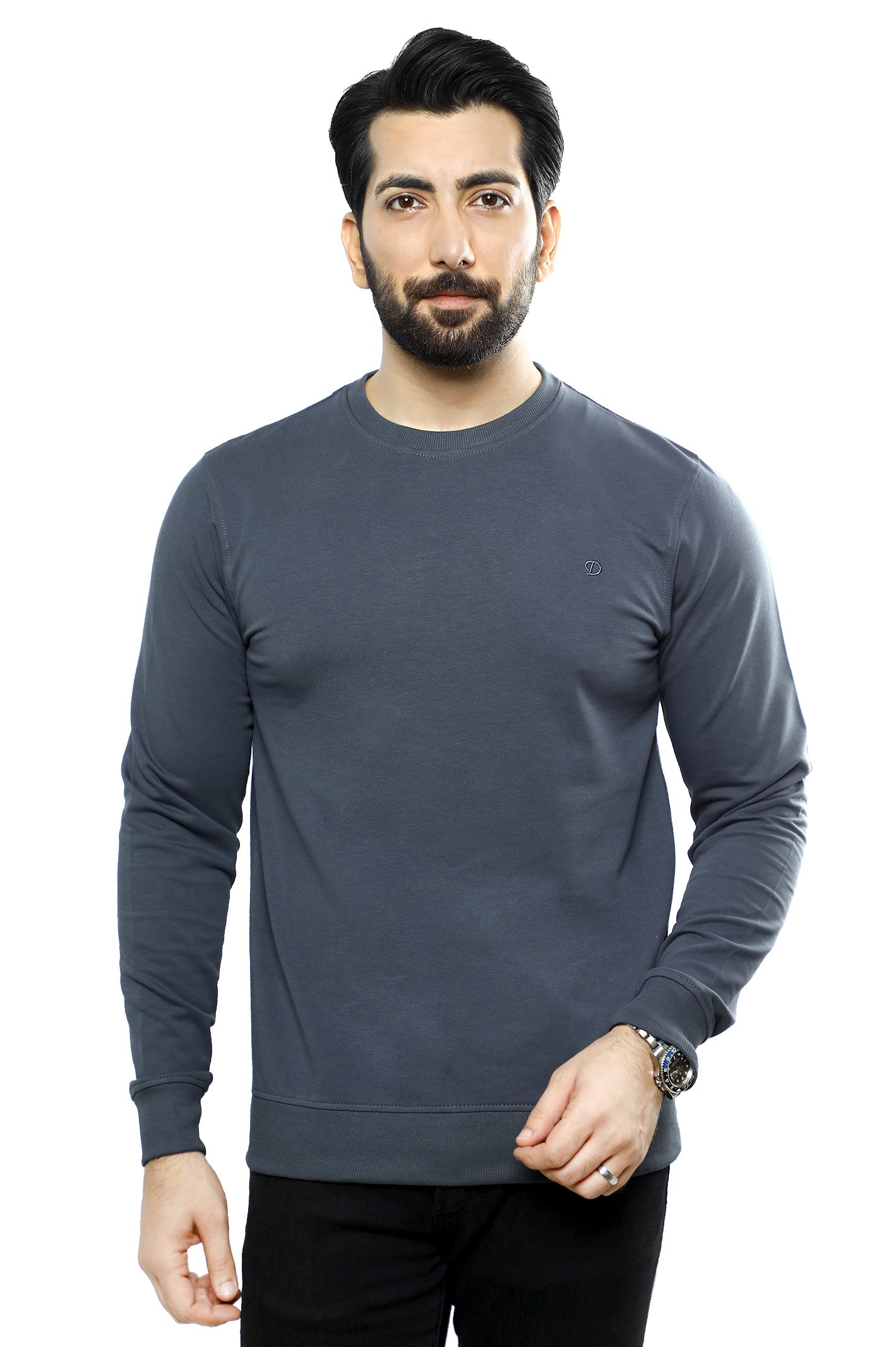 Diner's Men's Sweat Shirt SKU: FA984-CHARCOAL - Diners