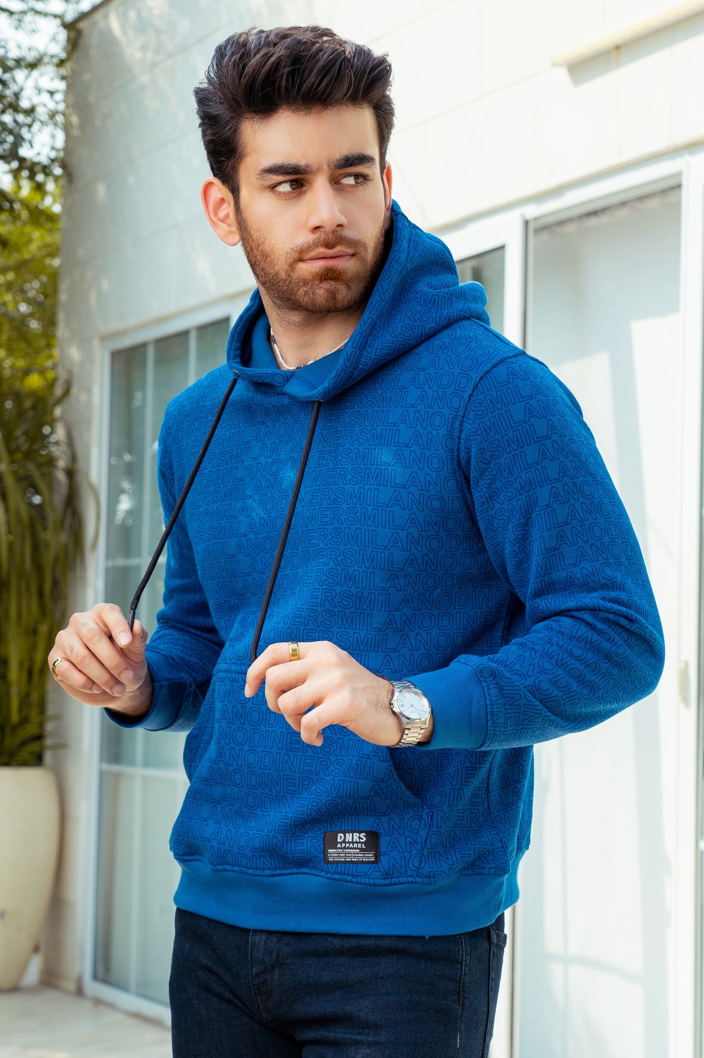 Men's Pullover Hoodie - Diners