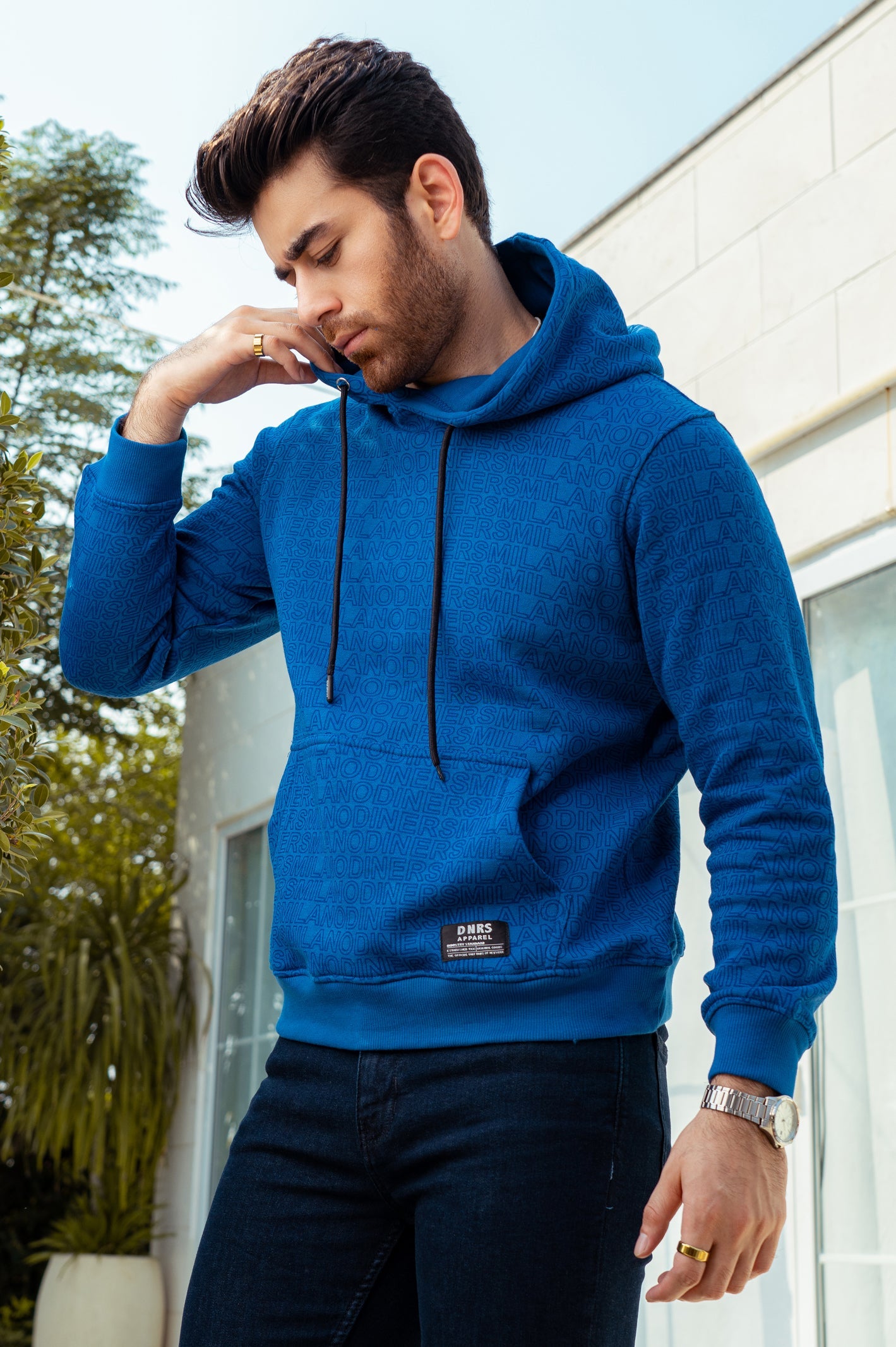 Men's Pullover Hoodie - Diners