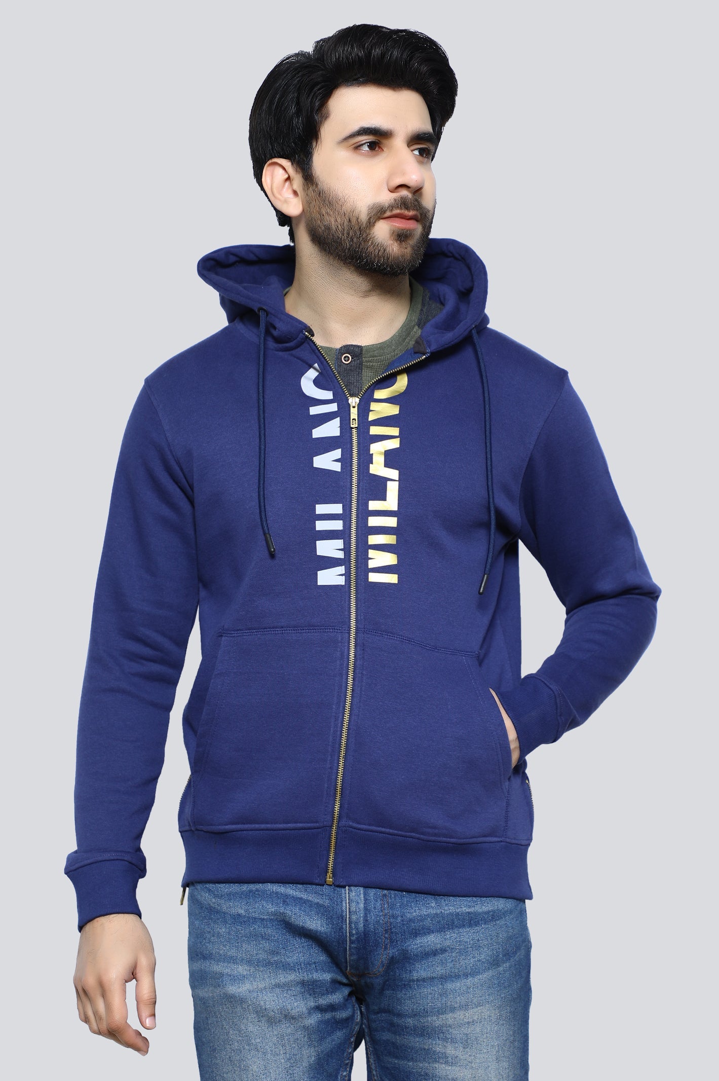 Men's Zipper Hoodie - Diners