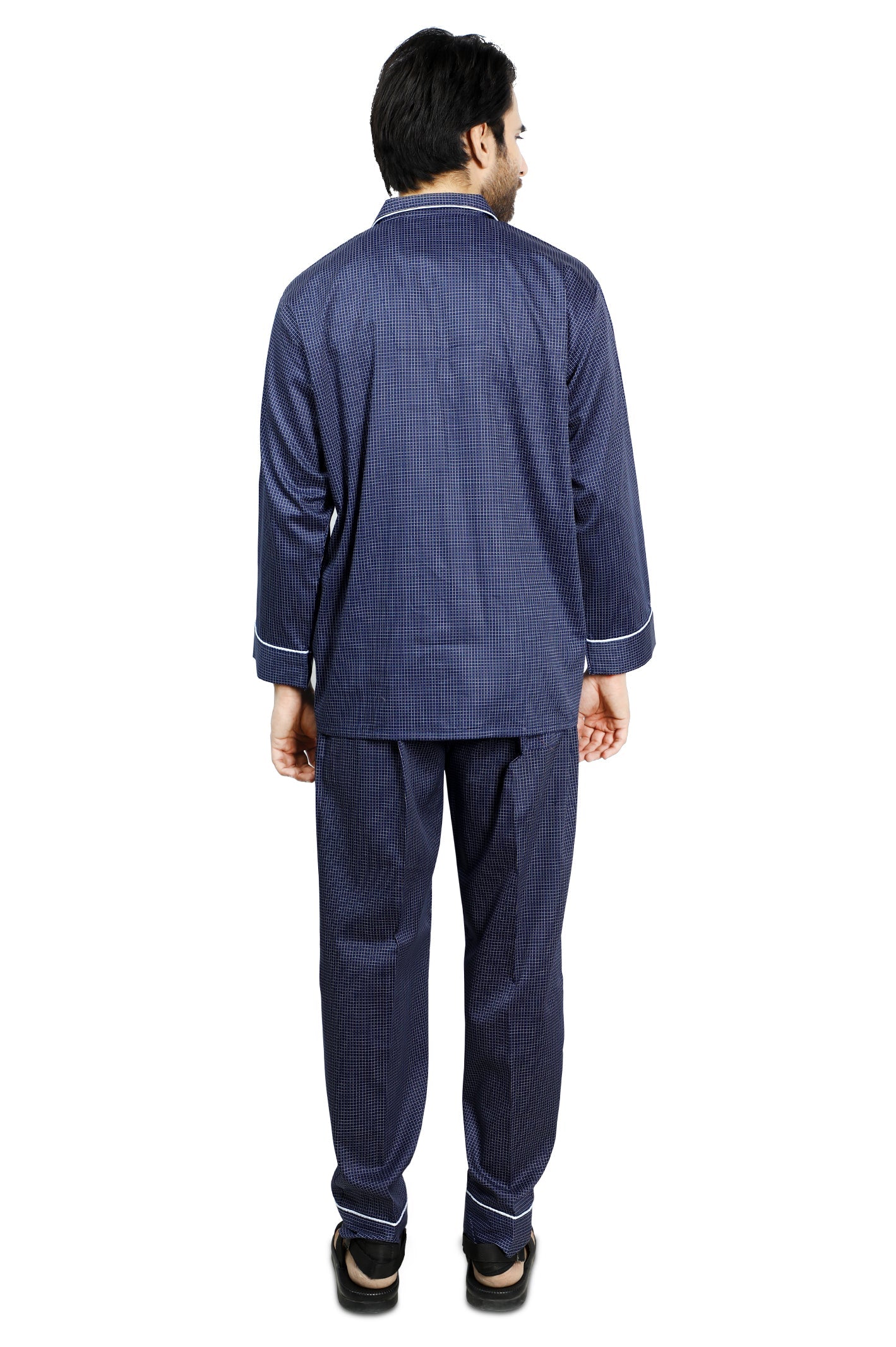 Diner's Night Suit for Men SKU: FNS001-N-BLUE - Diners