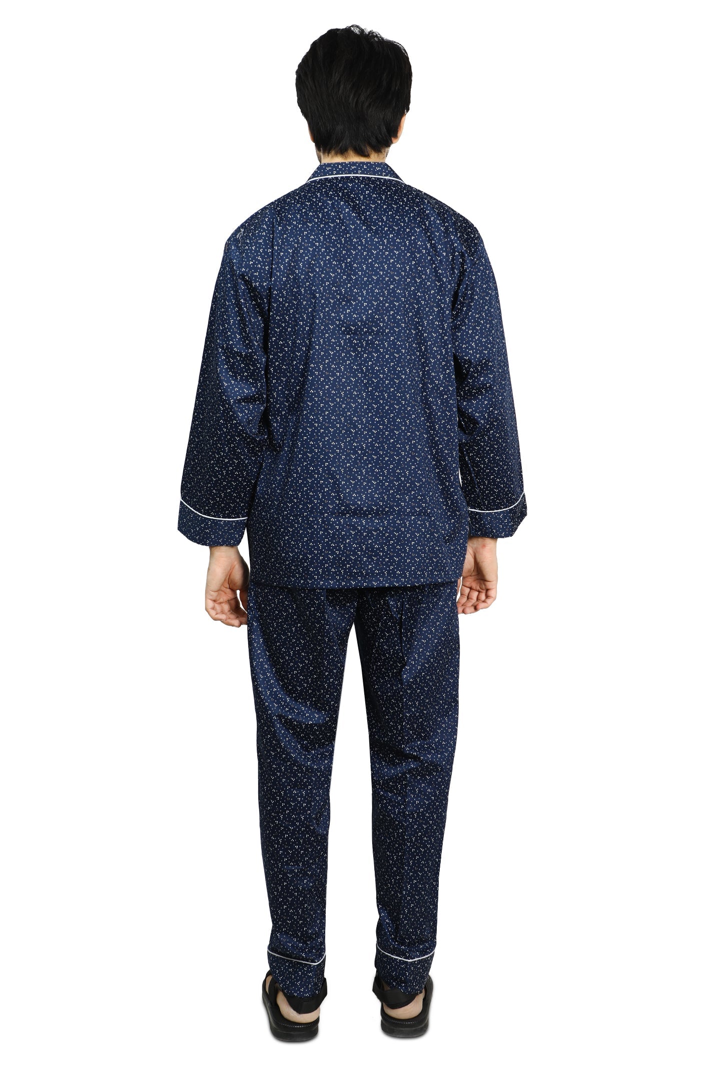 Diner's Night Suit for Men SKU: FNS003-N-BLUE - Diners