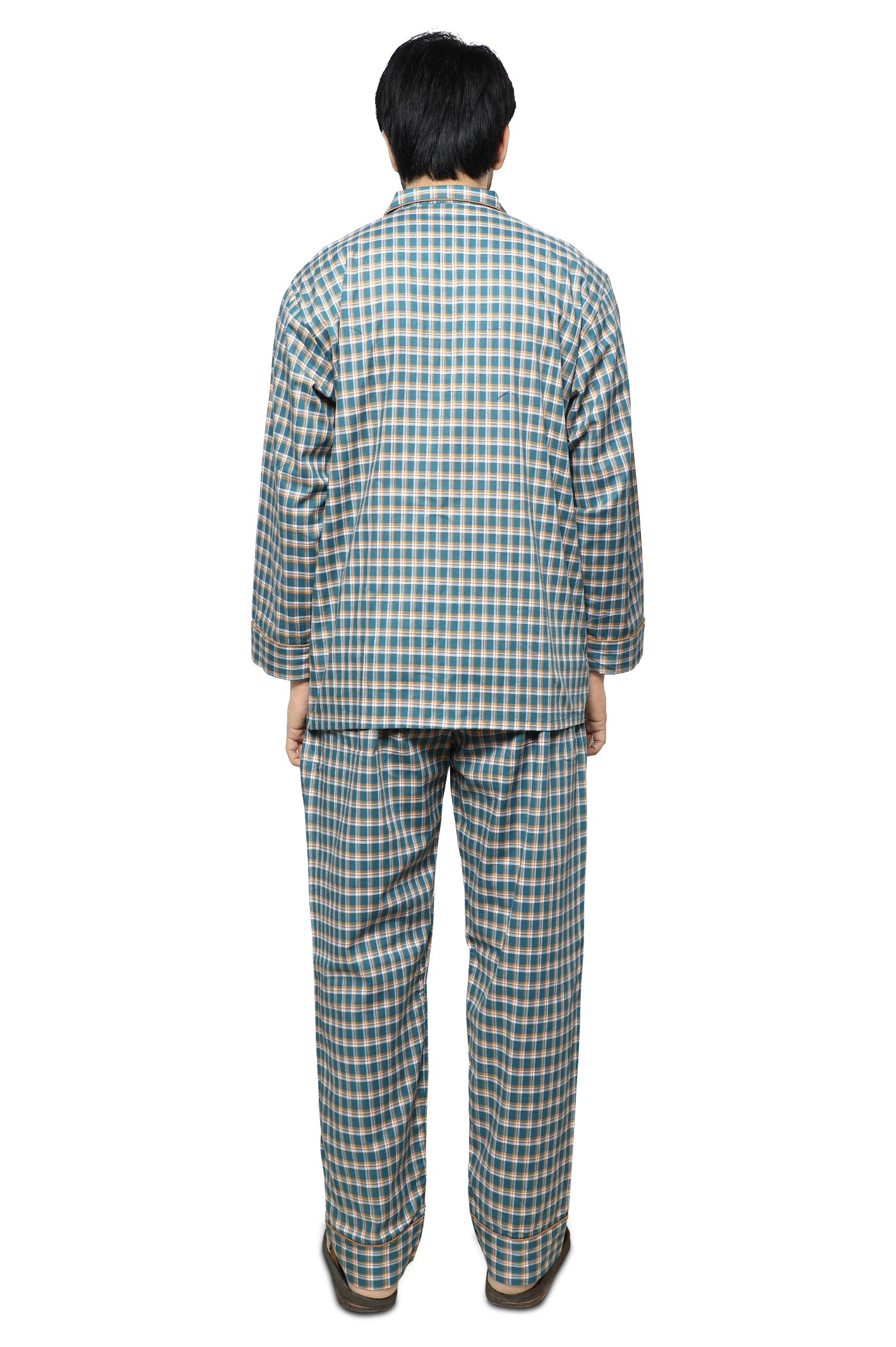 Diner's Night Suit for Men SKU: FNS019-GREEN - Diners