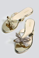 Golden Sohaye Slippers for Women's - Diners