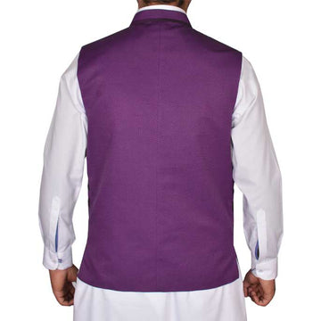 Waistcoat For Men in Purple SKU: GA3275-PURPLE - Diners
