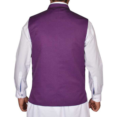 Waistcoat For Men in Purple SKU: GA3275-PURPLE - Diners