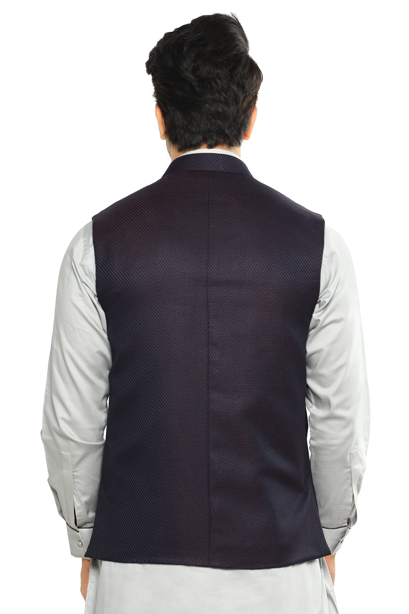 Waist coat For Men SKU: GA3494-D-PURPLE - Diners