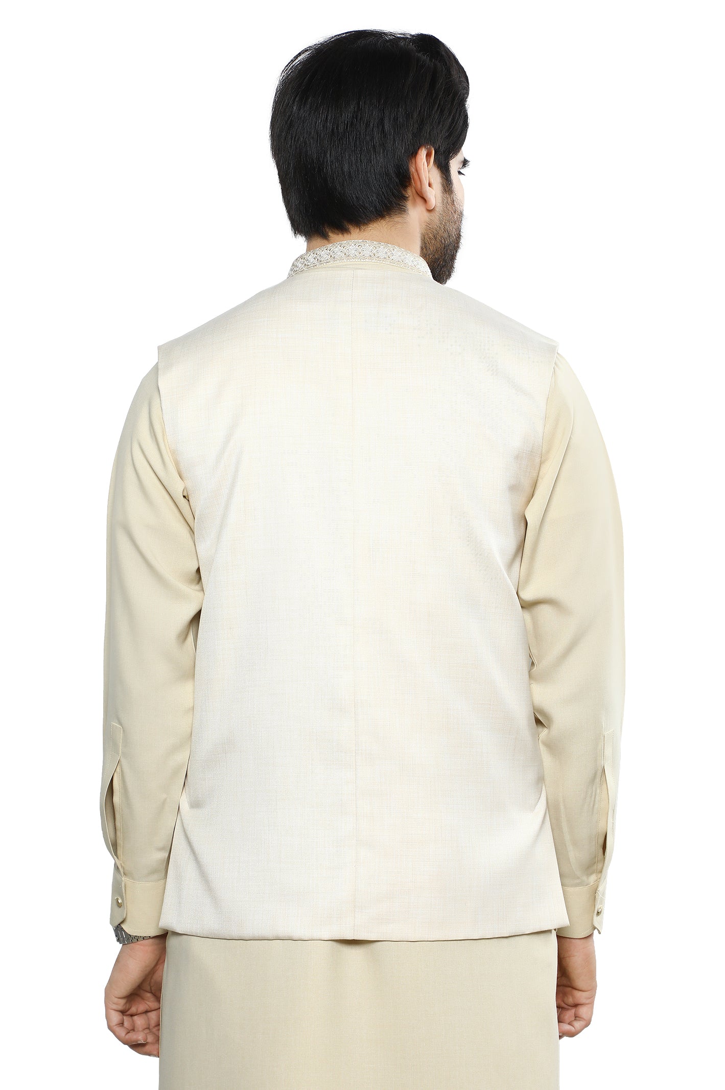 Waist coat For Men SKU: GA3523-CREAM - Diners