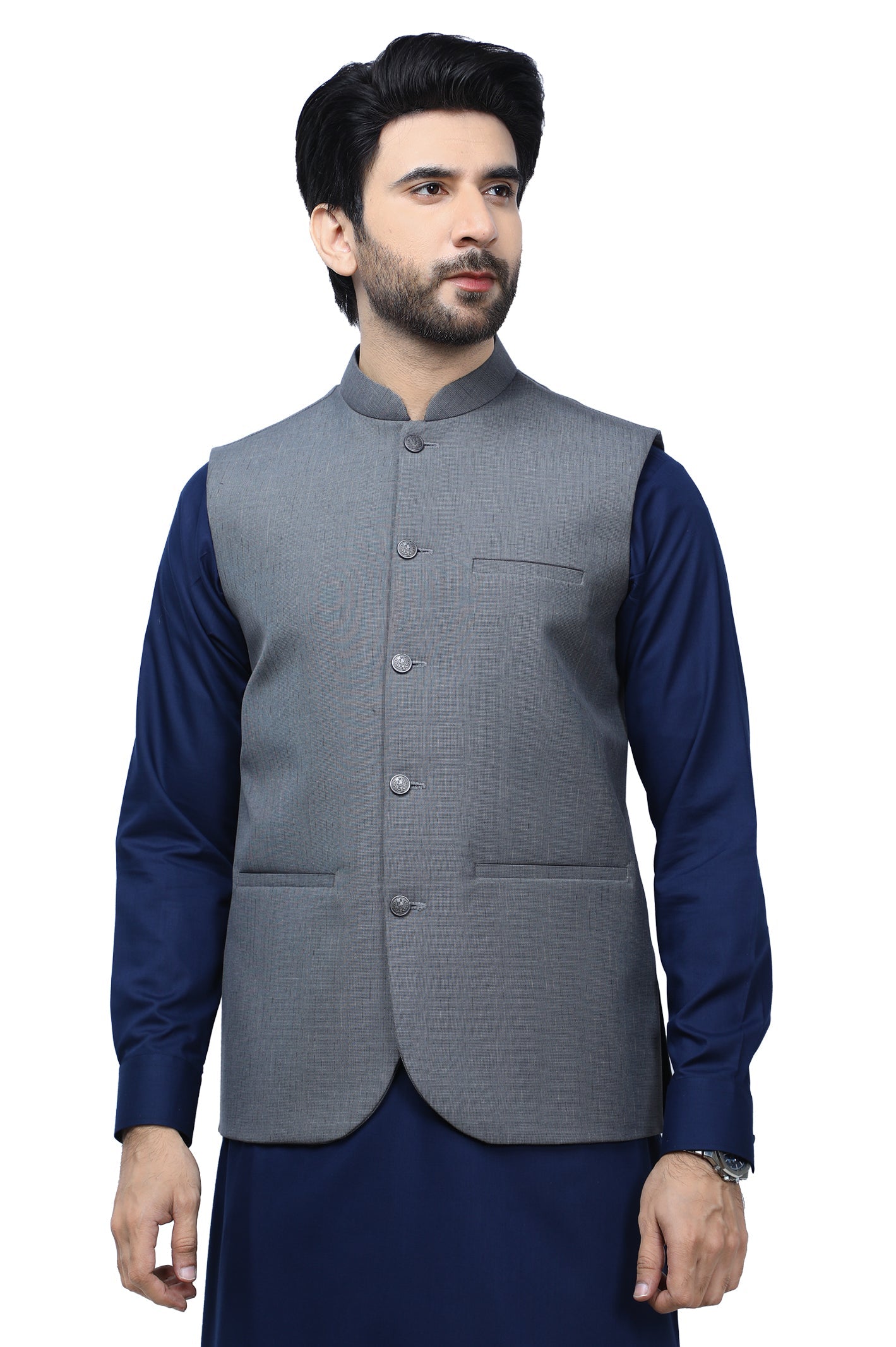 Waist coat For Men SKU: GA3526-GREY - Diners