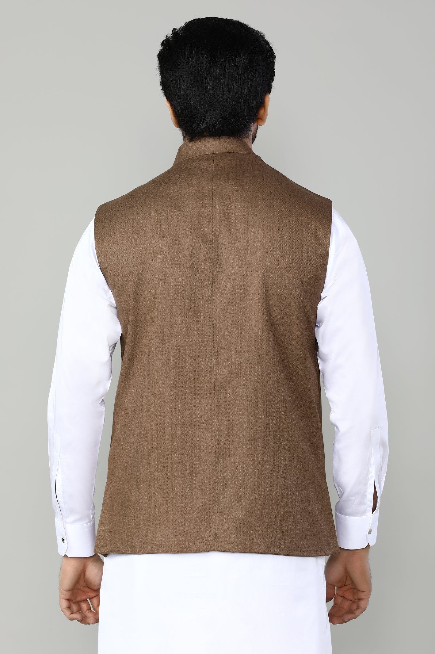 Brown Waistcoat For Men - Diners